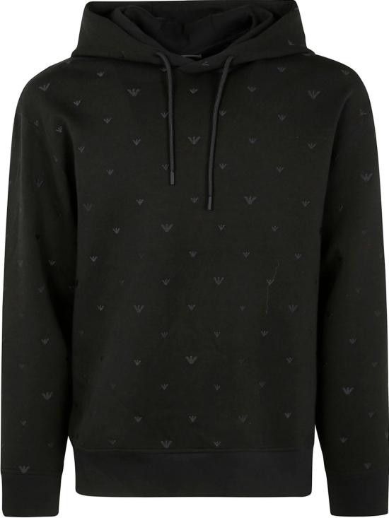 Emporio Armani EMPORIO ARMANI Women Hoodies EM001402 AF10013FC185 Black Size XL / US 12-14 / IT 48-50 - 1 Thumbnail