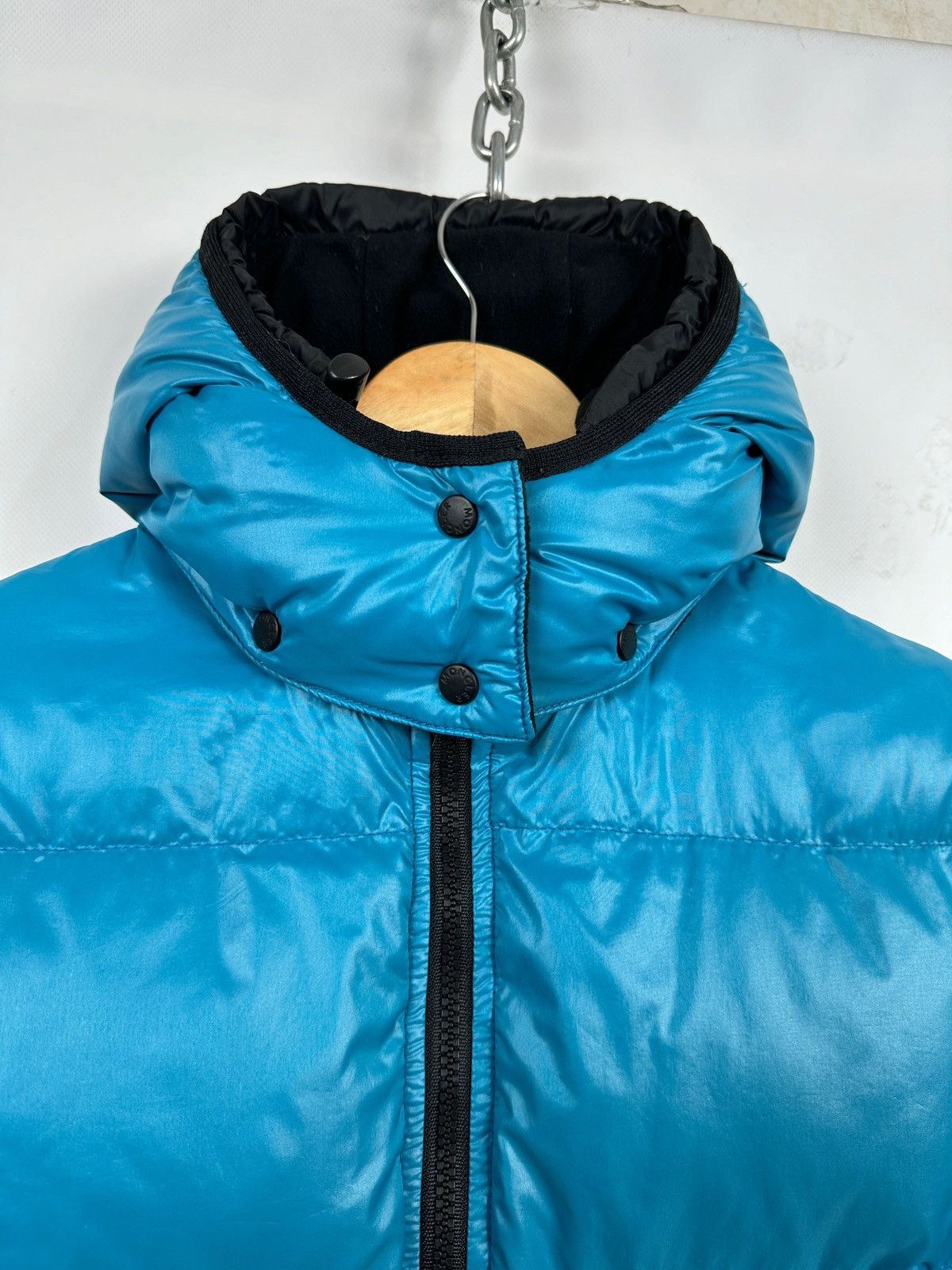 Moncler Moncler Badia Blue Hoodie Down Puffer Jacket Size M / US 6-8 / IT 42-44 - 11 Thumbnail