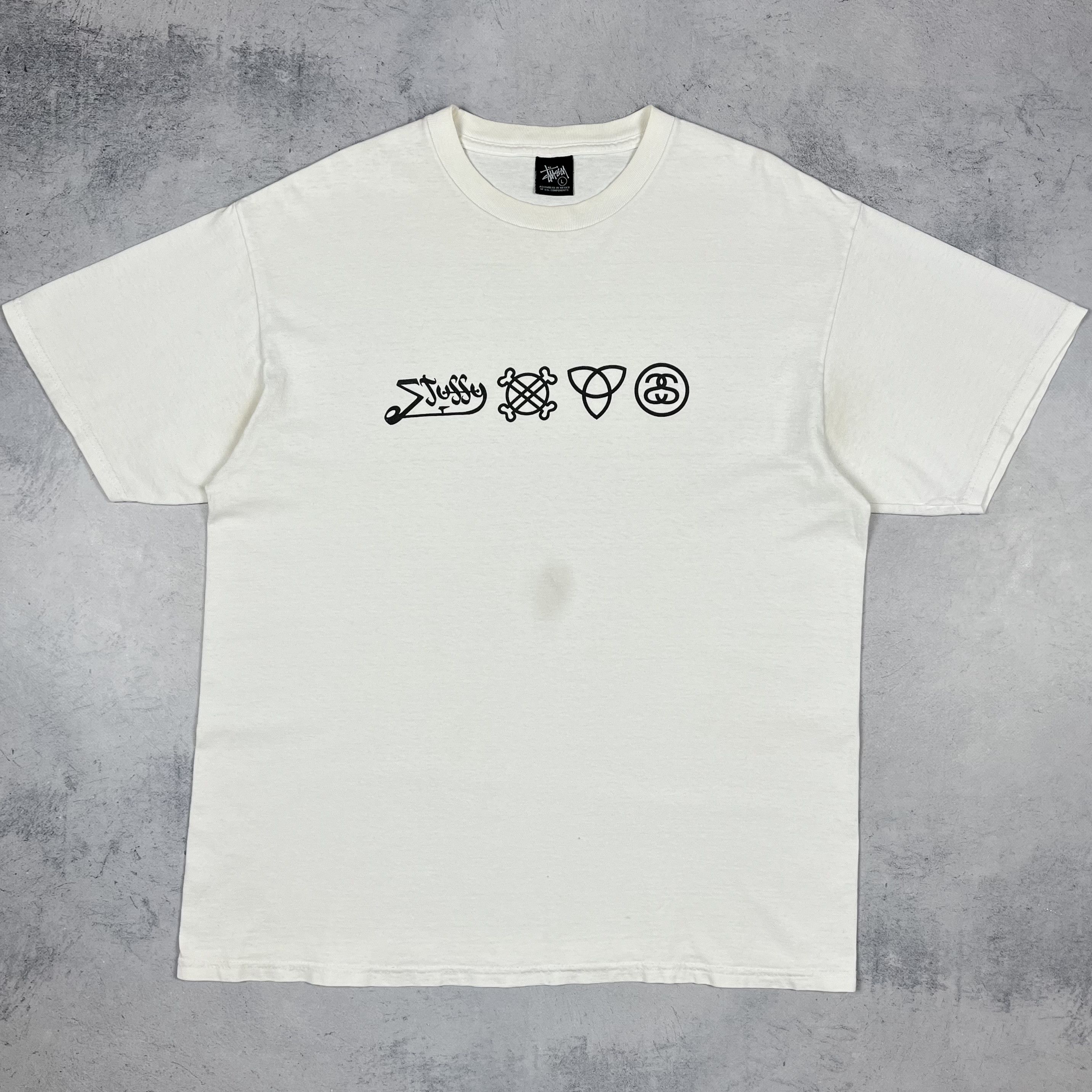 Stussy Vintage Stussy Big Logo Y2K T Shirt 2000’s Size US L / EU 52-54 / 3 - 2 Thumbnail