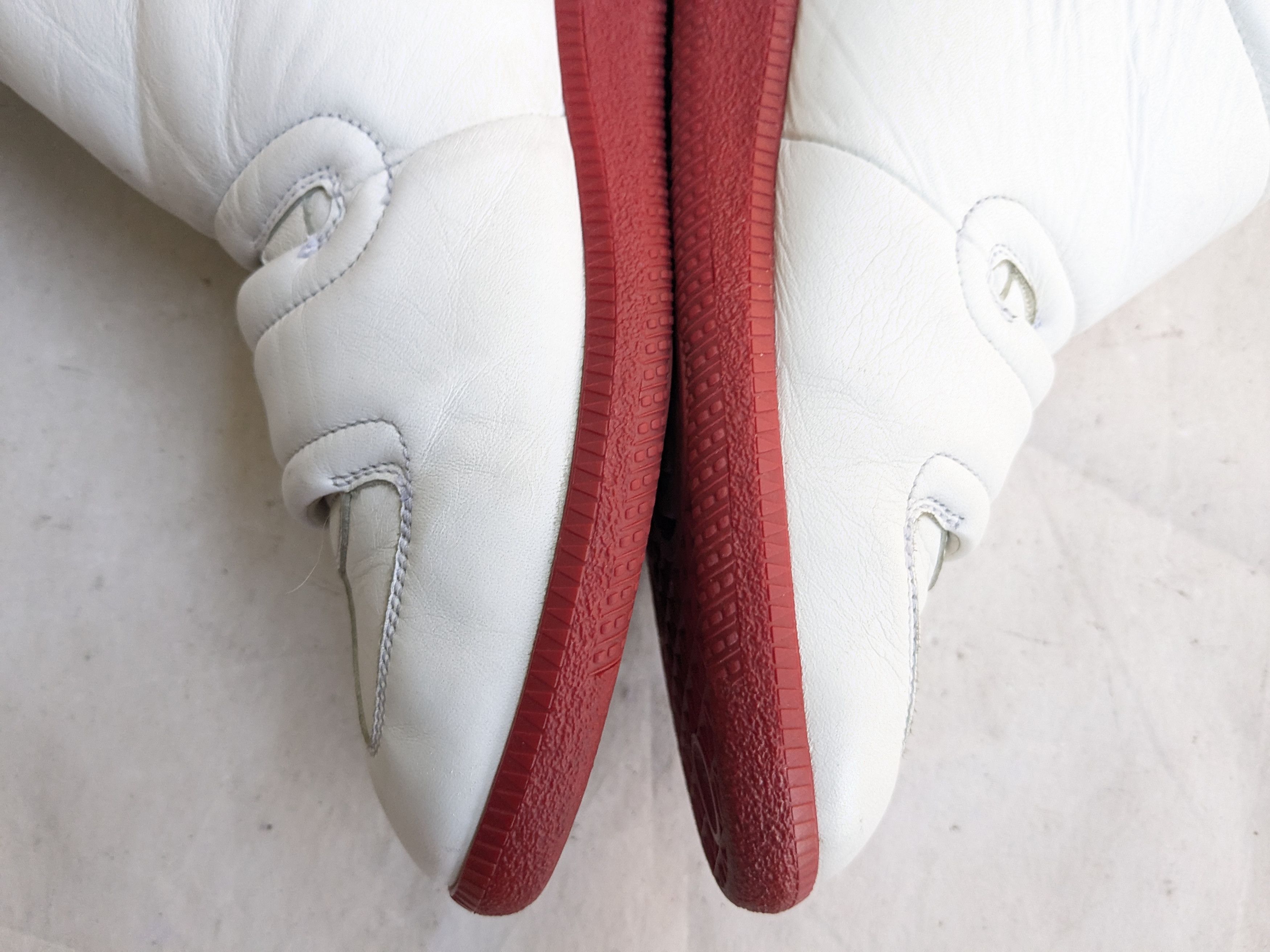 靴 maison margiela clinic hi sneaker Maison Margiela Clinic Sneakers White Red 10 43 High
