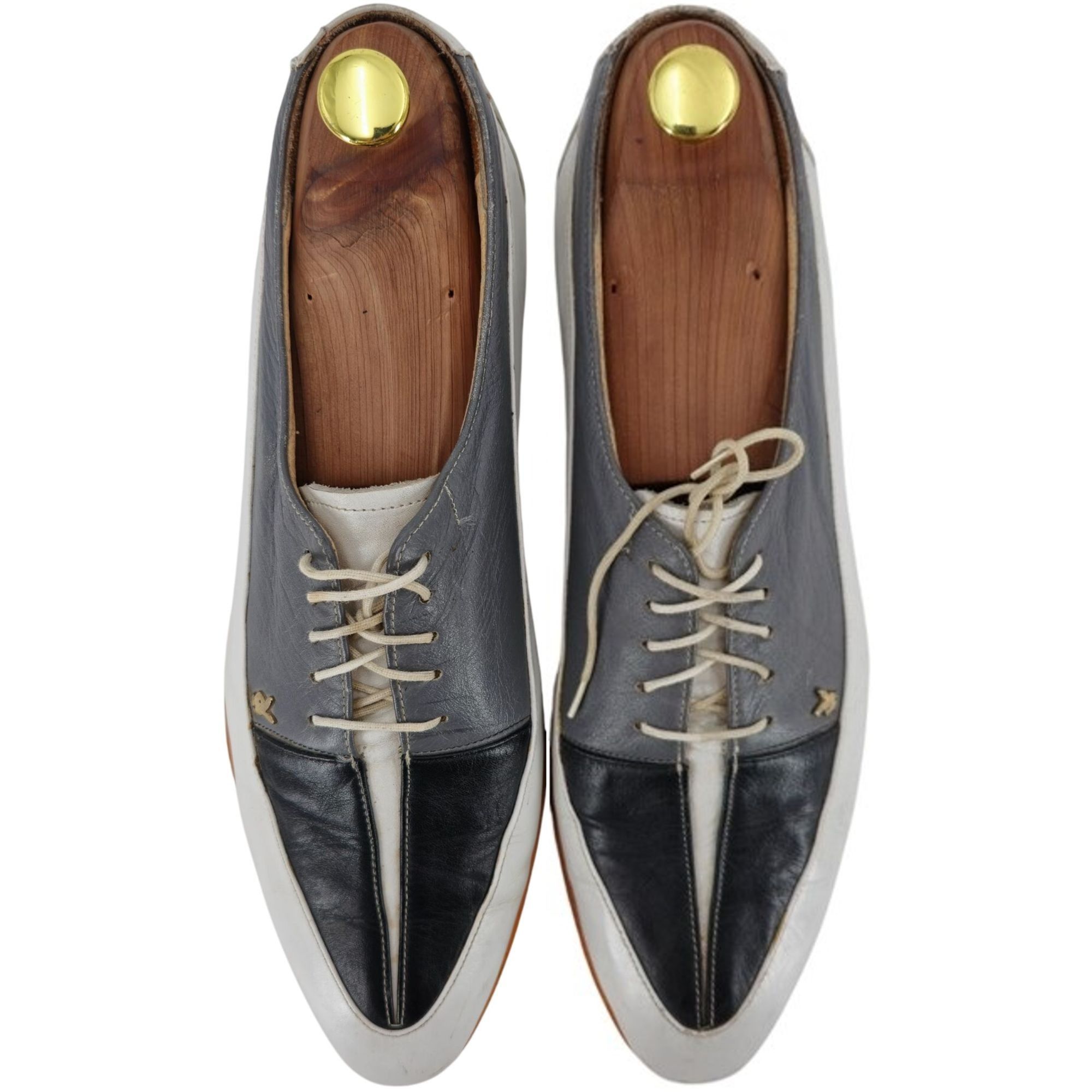 Florsheim Vintage Florsheim Custom Playboy Bunny Dress Shoes Mens Leat Size US 11 / EU 44 - 10 Thumbnail