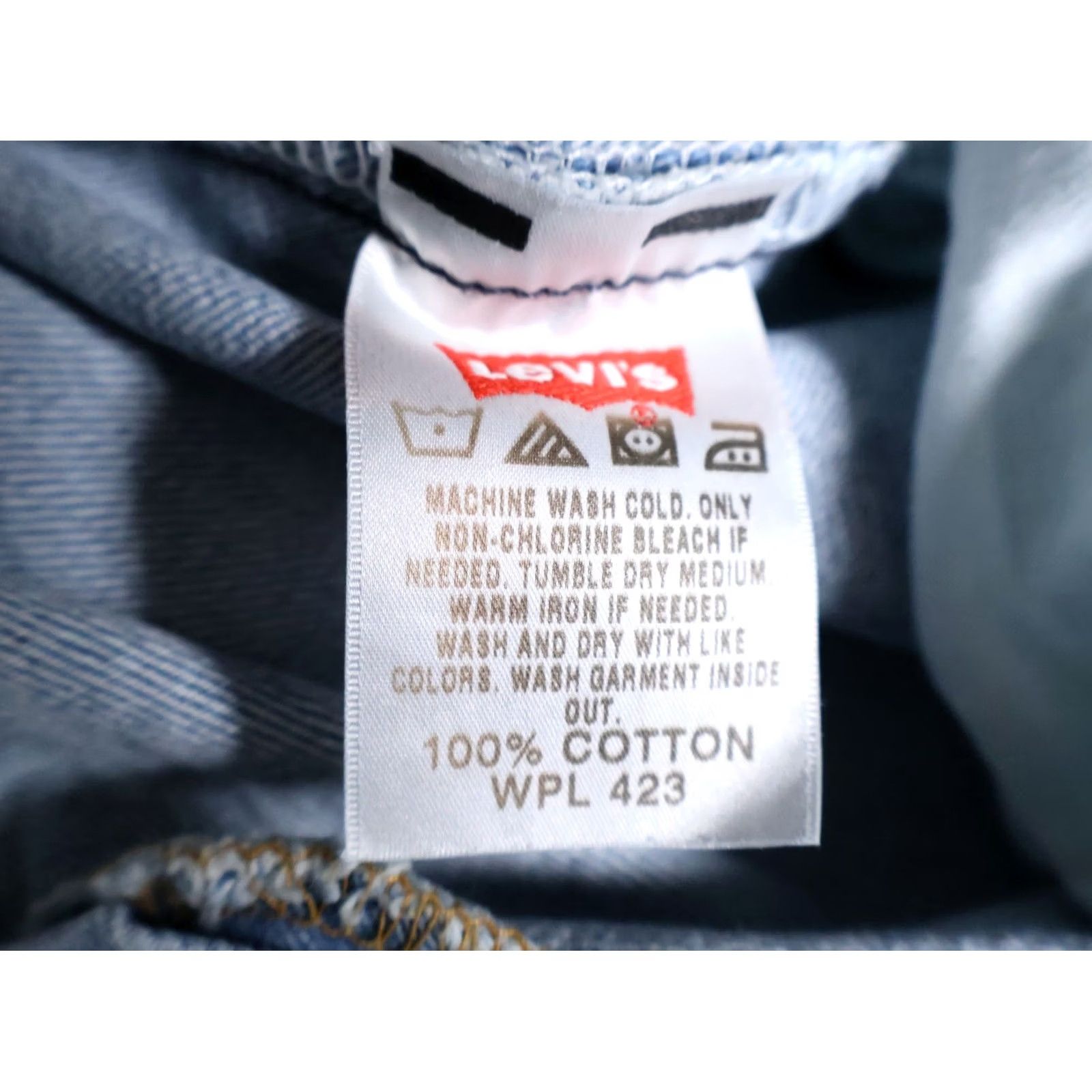 Levi's Y2K Levi's 501 XX Jeans Men 36 x 32 Blue Denim Button Fly Vintage No 9 Size US 36 / EU 52 - 5 Thumbnail