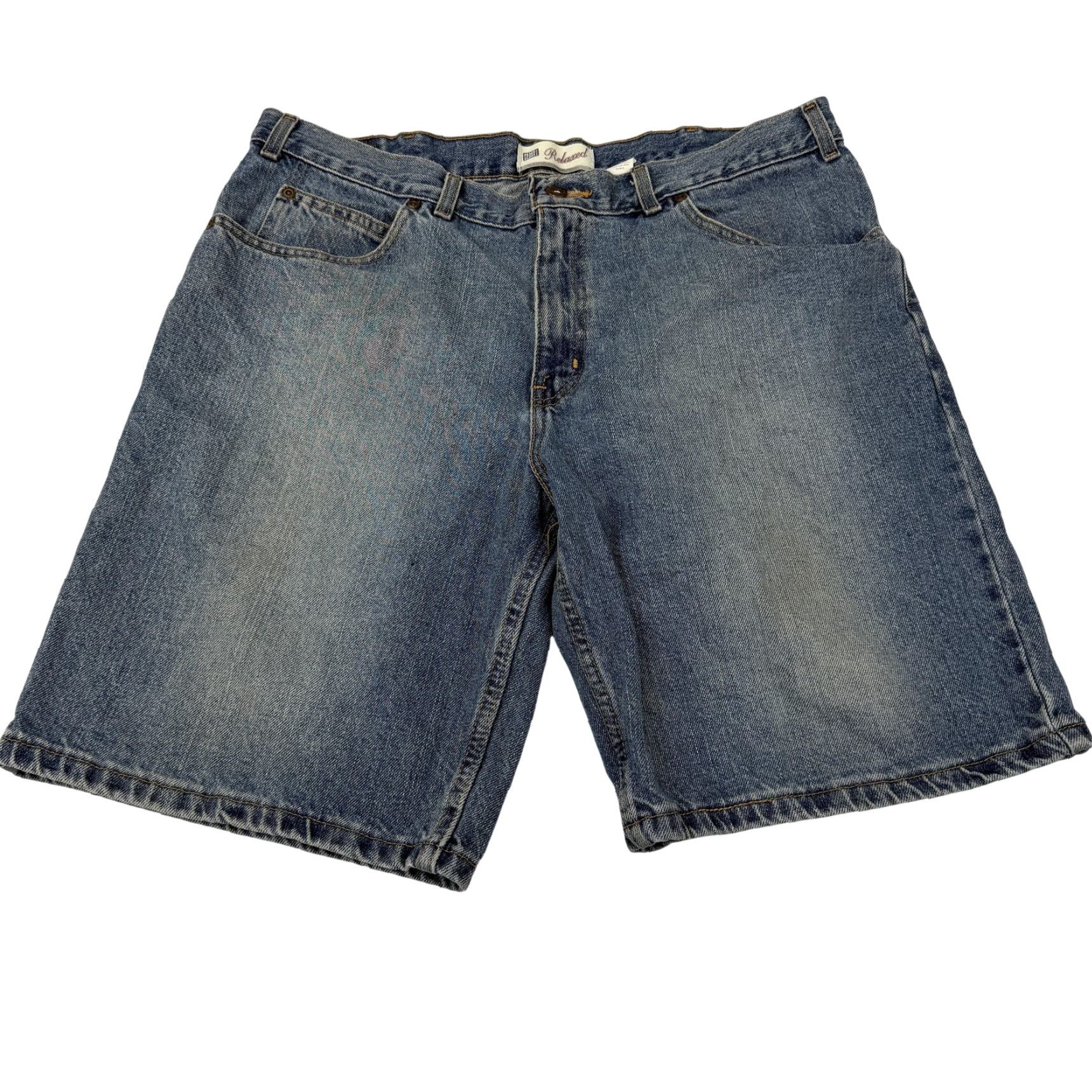 Faded Glory Faded Glory Bermuda Shorts Mens 38 Blue Denim Relaxed Fit 5 Pocket Casual Bermuda Shorts Mens 38 Blue Denim Relaxed Fit 5-Pocket Size US 38 / EU 54 - 2 Thumbnail