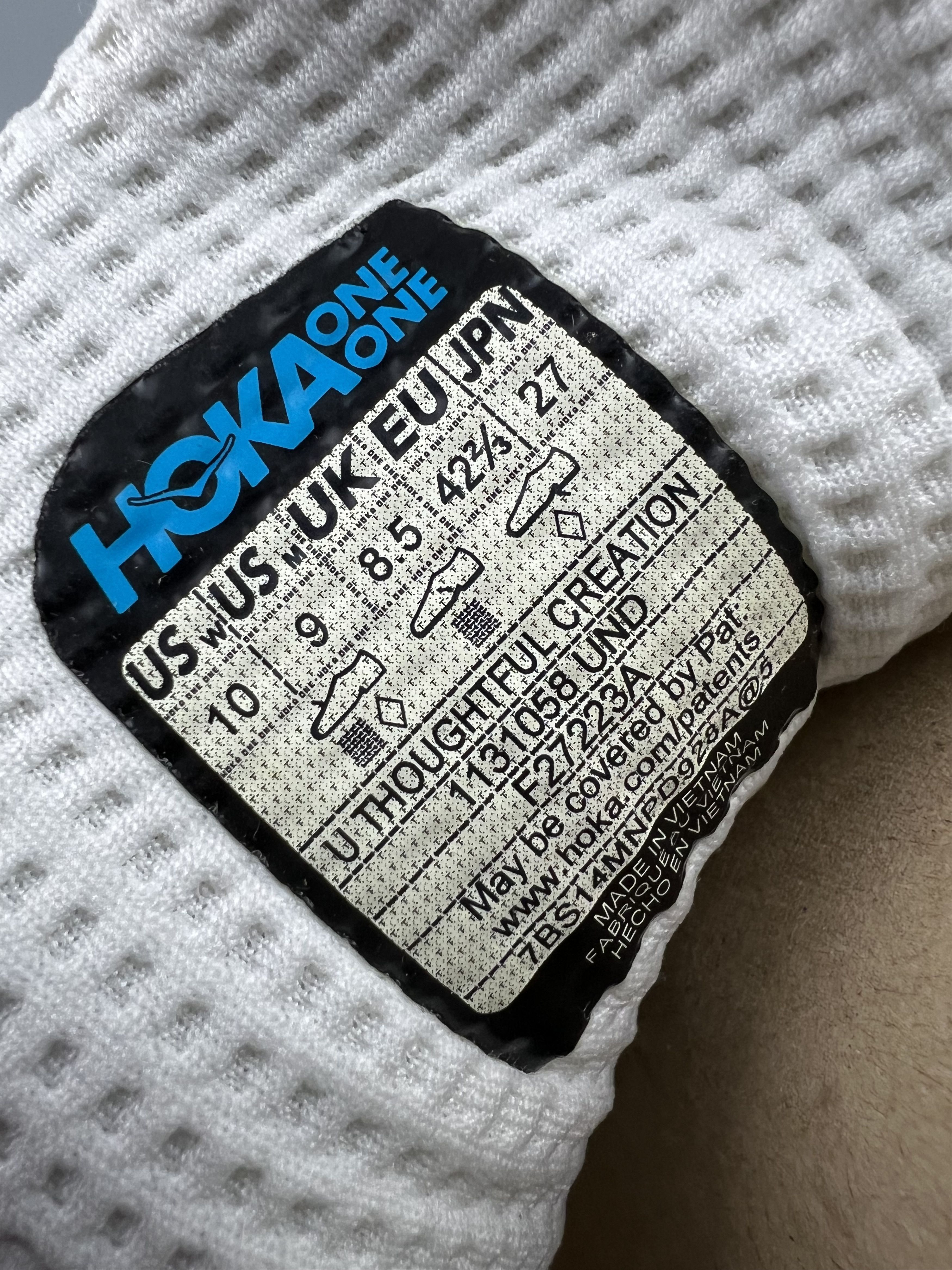 Hoka Hoka One One U Thoughtful Creation White Sneakers Size US 10 / IT 40 - 7 Thumbnail