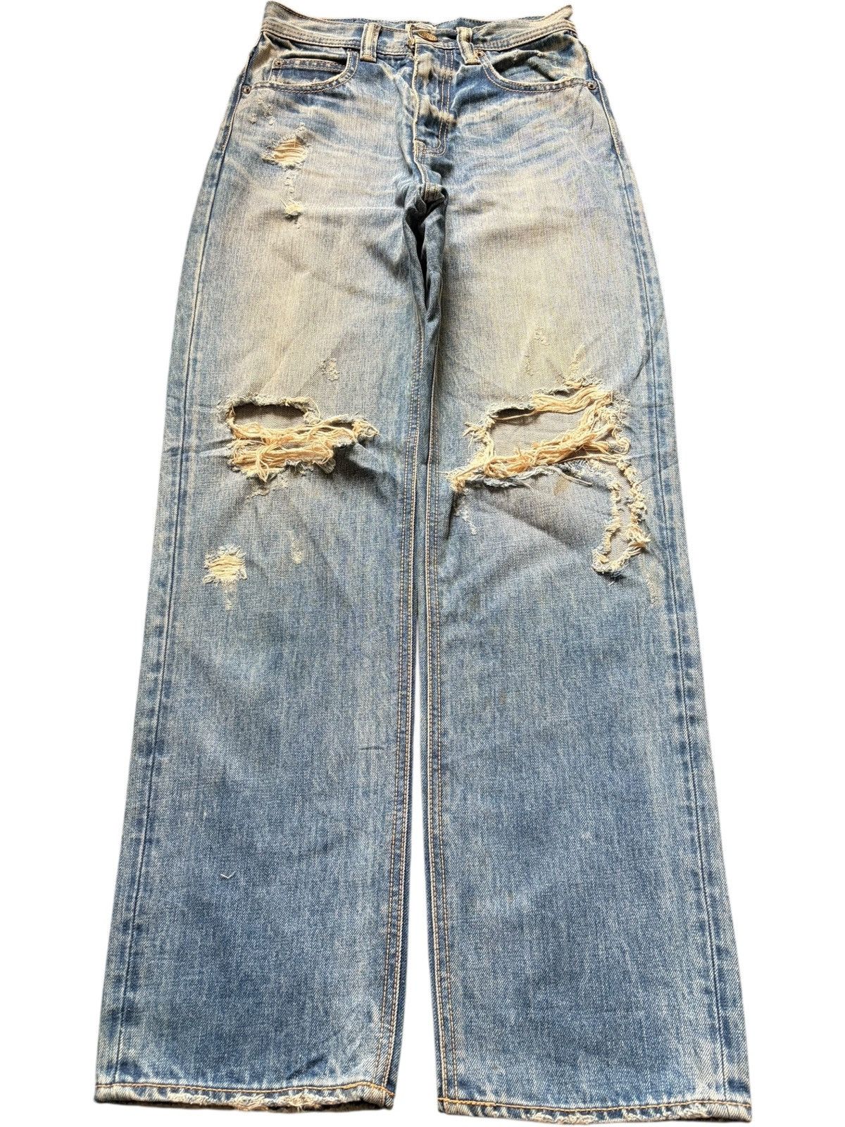 Ksubi Vintage Rodeo Crowns Rusty Wash Distressed Jeans Size 25" / US 0 / IT 36 - 1 Thumbnail