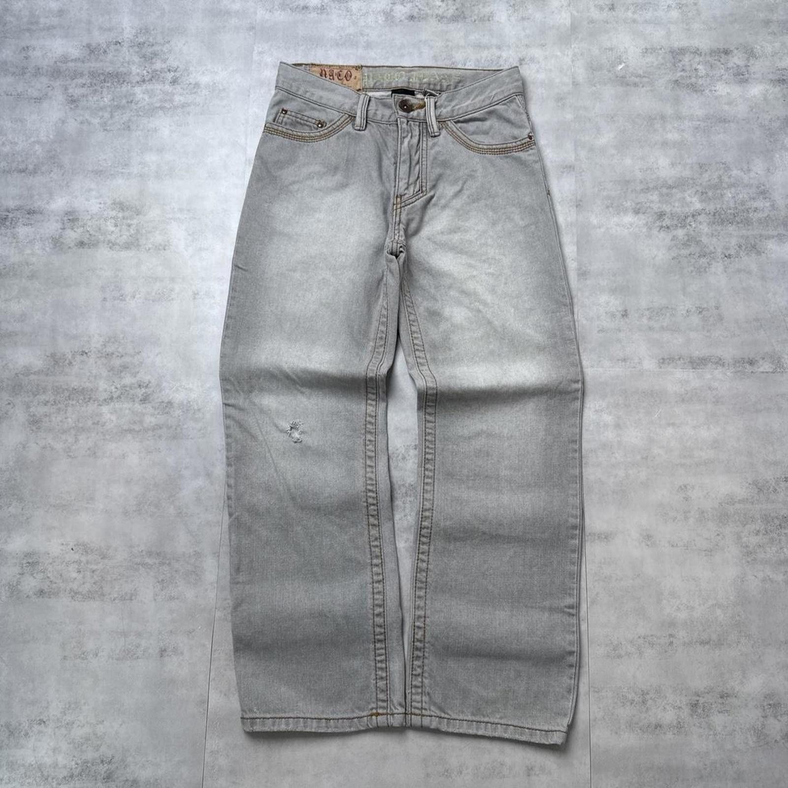 Pacsun Y2K Paco Jeans 00s Distressed Baggy Slim Straight Denim Size 30" / US 8 / IT 44 - 2 Thumbnail
