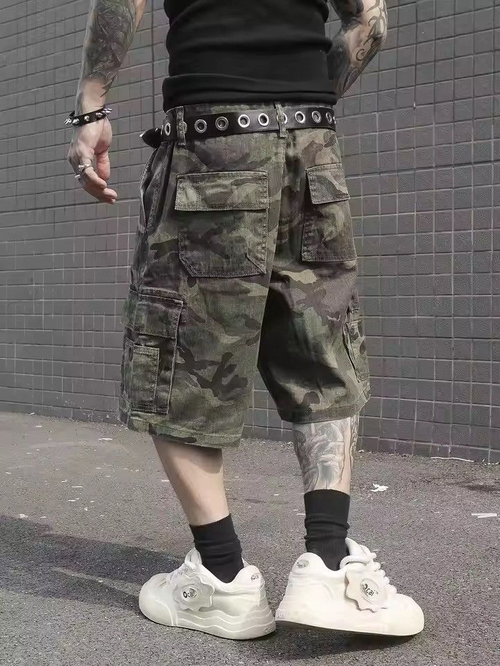 VIBE DRIP cargo Camo shorts jorts RETRO Size US 31 - 3 Thumbnail
