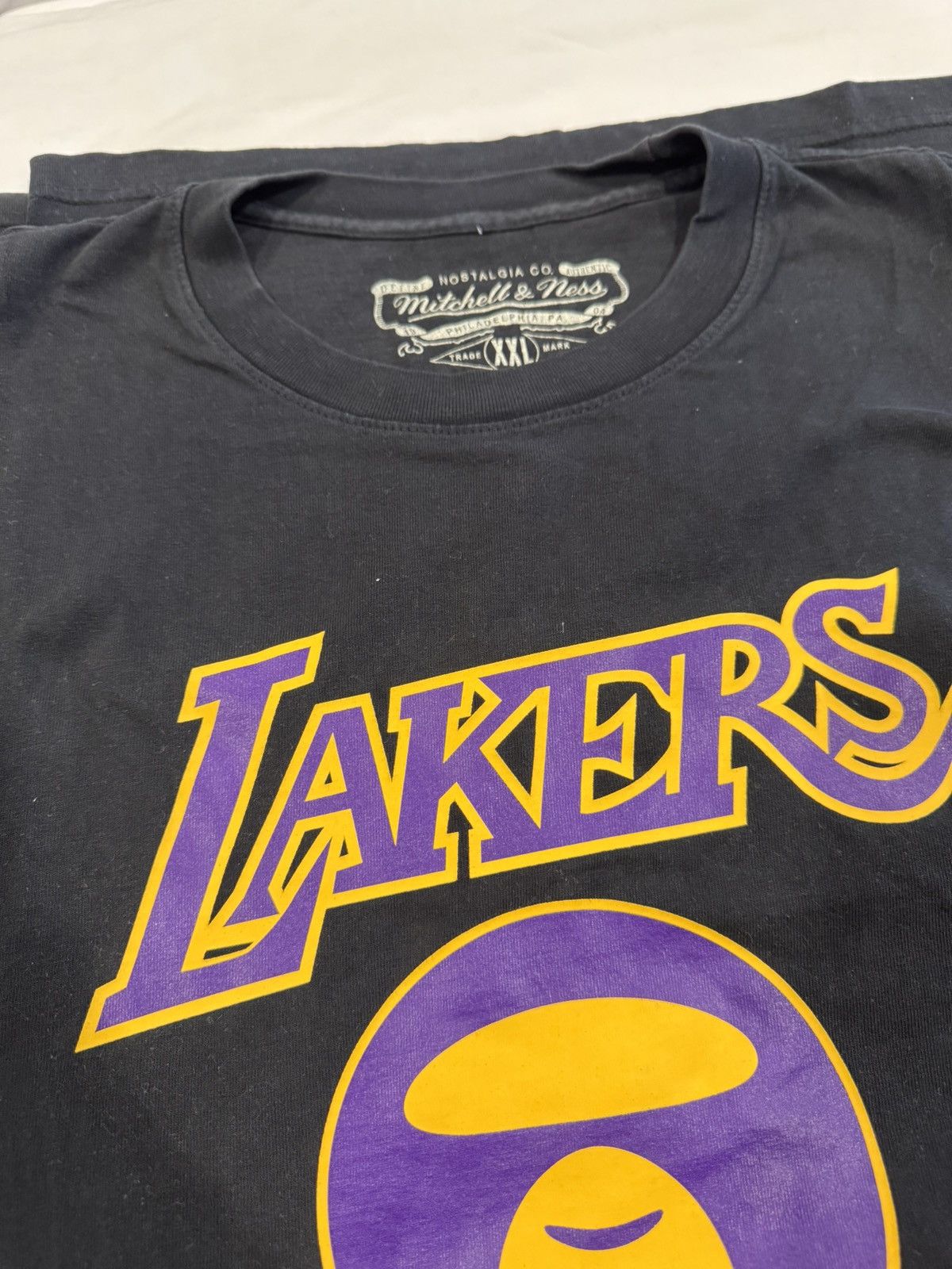Other Mitchell & ness X Lakers X Bape Size US XXL / EU 58 / 5 - 2 Thumbnail