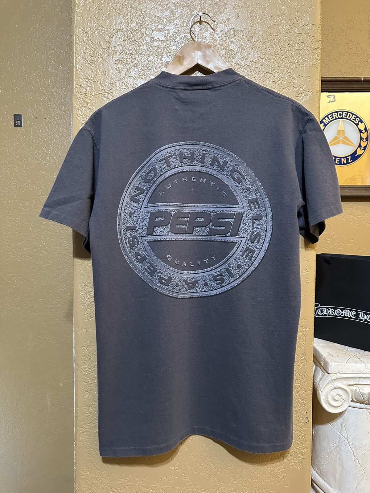 Pepsi × Vintage Vintage 90s Nothing Else Is A Pepsi T Shirt Made In USA Size US M / EU 48-50 / 2 - 1 Thumbnail