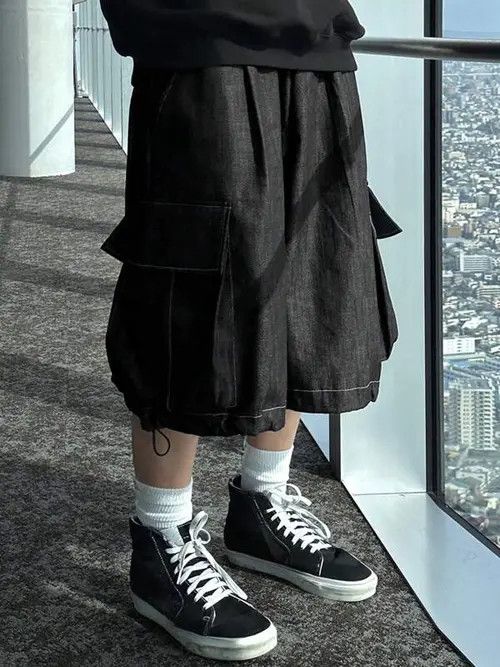 Japanese Brand × Vintage VINTAGE CARGO 90s drip street shorts GOTHIC Size US 30 / EU 46 - 1 Thumbnail