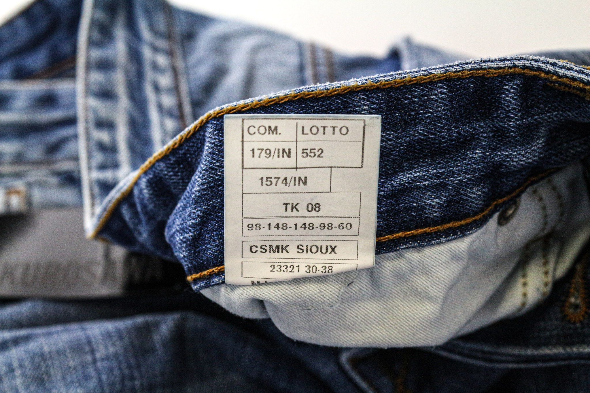 Takeshy Kurosawa W34 Slim Blue Cotton Button-Fly Jeans 75789 Size US 34 / EU 50 - 6 Thumbnail