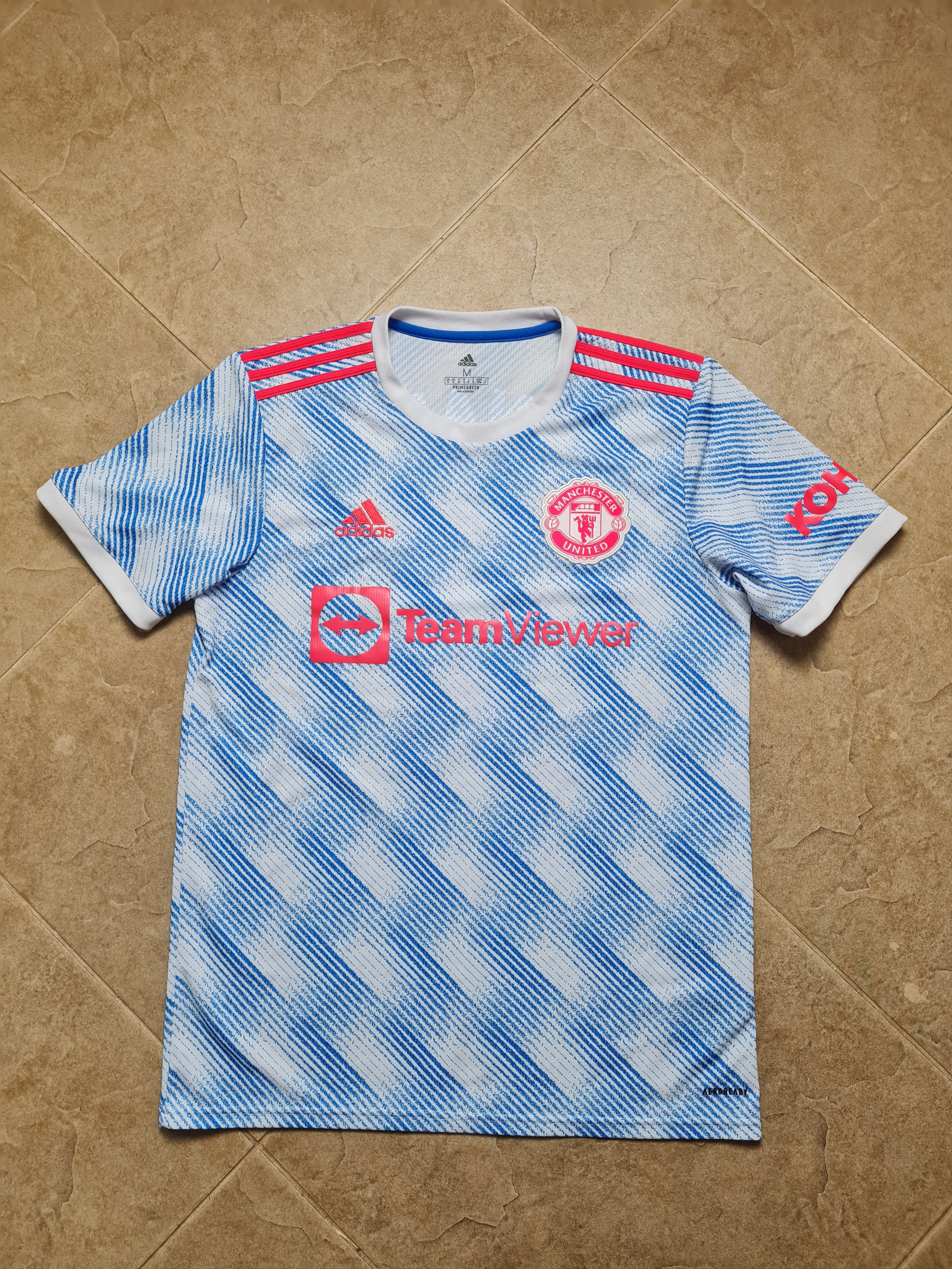 Adidas NWT Adidas Manchester United Kit Soccer Jersey Ronaldo # 7 Size US M / EU 48-50 / 2 - 4 Thumbnail