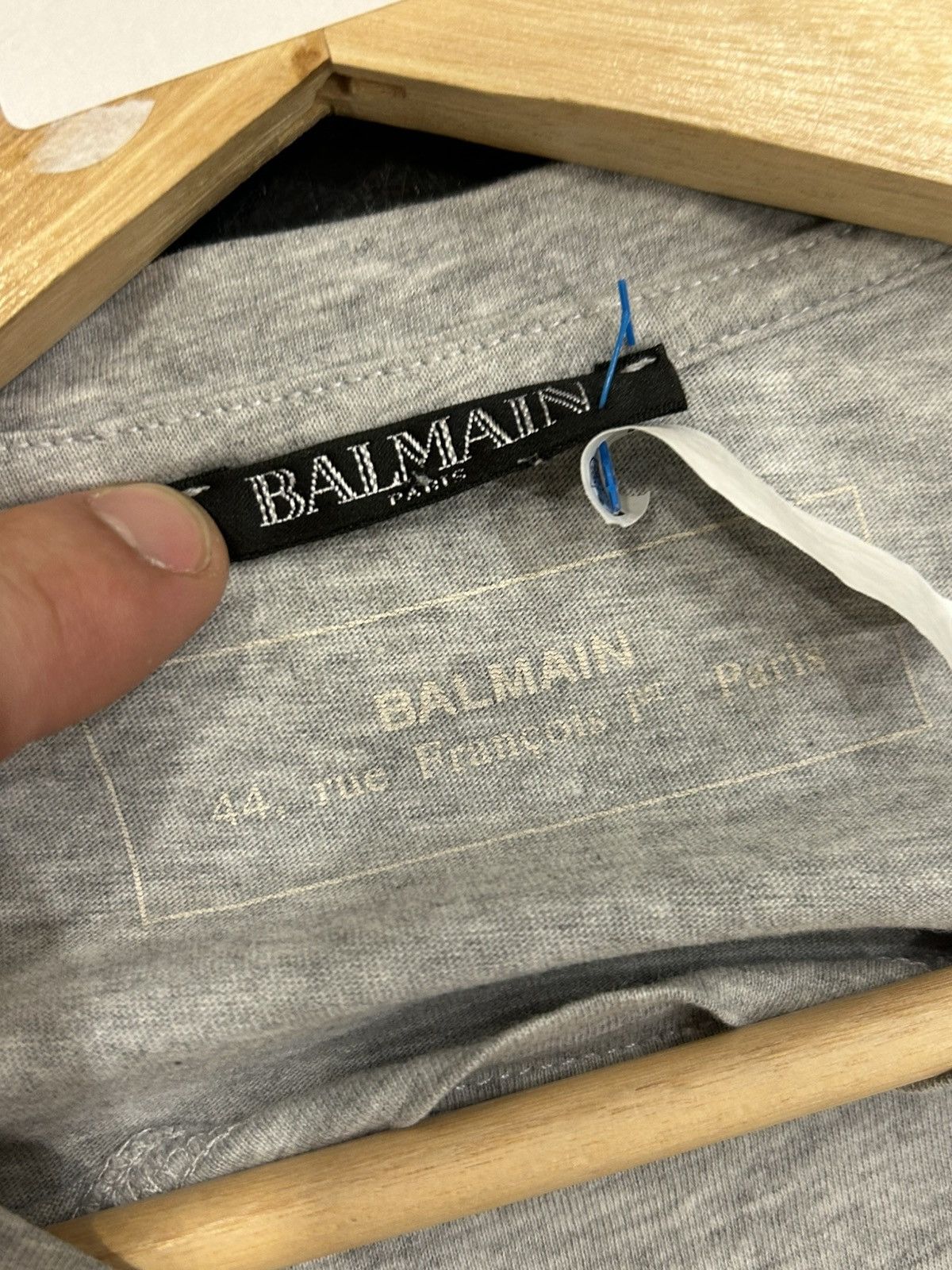 Balmain Balmain Vintage Logo Tee Size US XXL / EU 58 / 5 - 3 Thumbnail