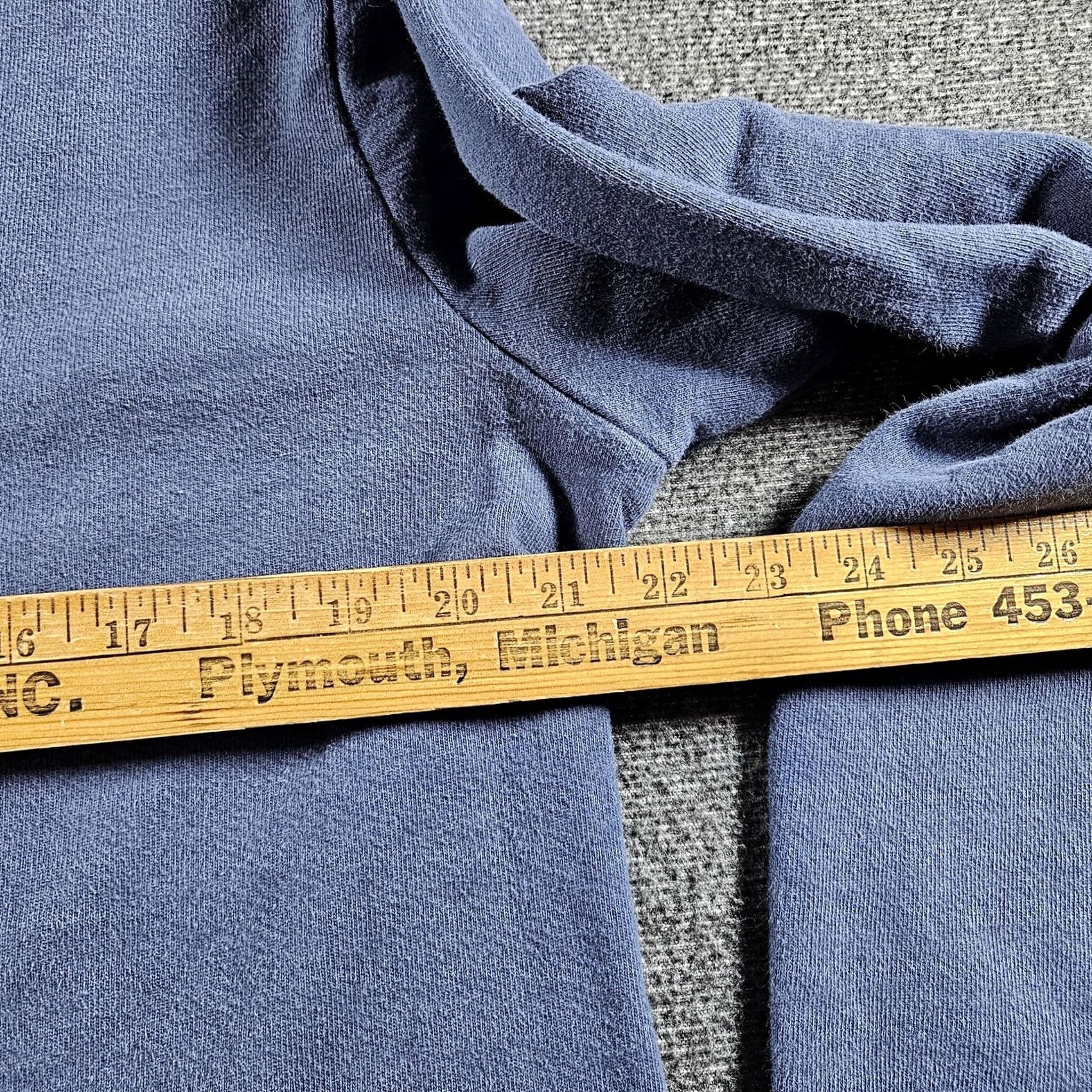 True Religion True Religion Shirt Mens L Blue Sweatshirt Fleece Crewneck RLGN Made USA Size US L / EU 52-54 / 3 - 7 Thumbnail