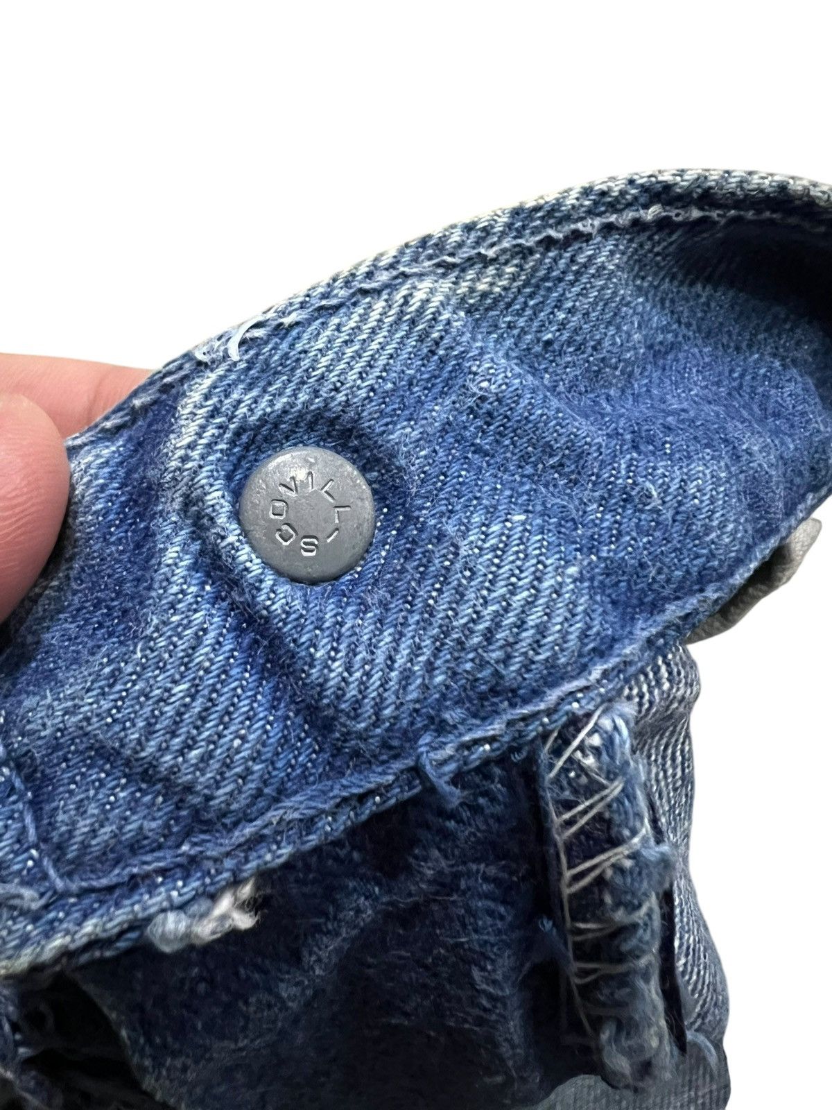 If Six Was Nine Vintage 80’s Bobson Western Flare Mud Wash Denim Size US 28 / EU 44 - 17 Thumbnail