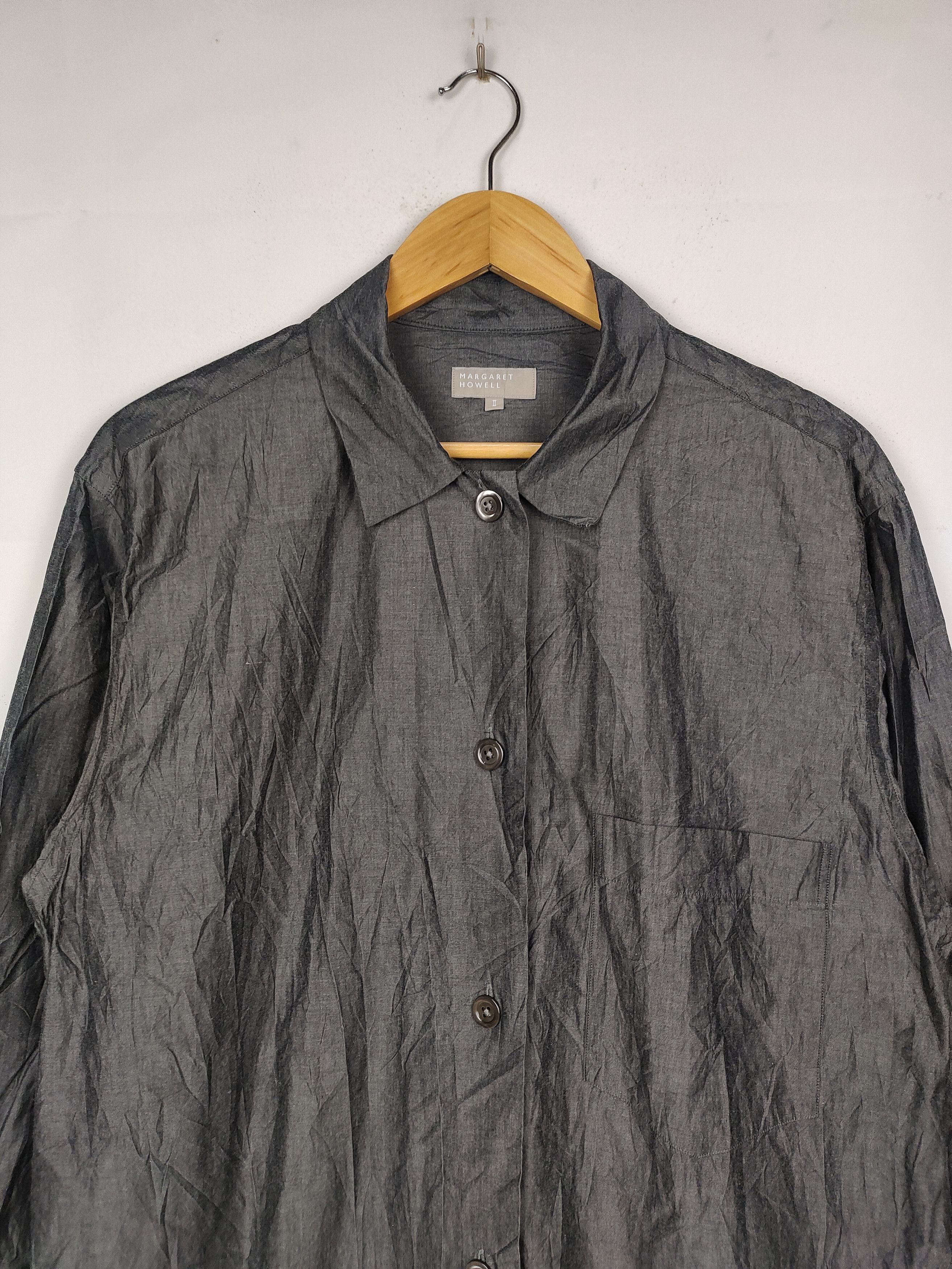 Margaret Howell Margaret Howell Long Oversized Button Shirt Size US M / EU 48-50 / 2 - 2 Thumbnail