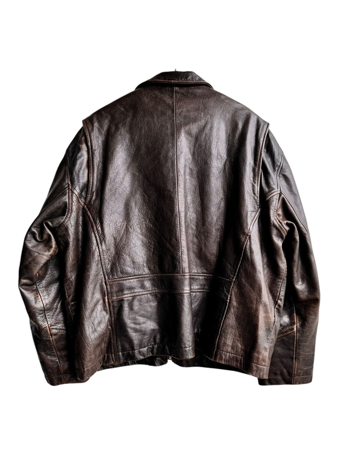 Wilsons Leather Vintage Wilsons Leather Jacket Size US XL / EU 56 / 4 - 2 Thumbnail