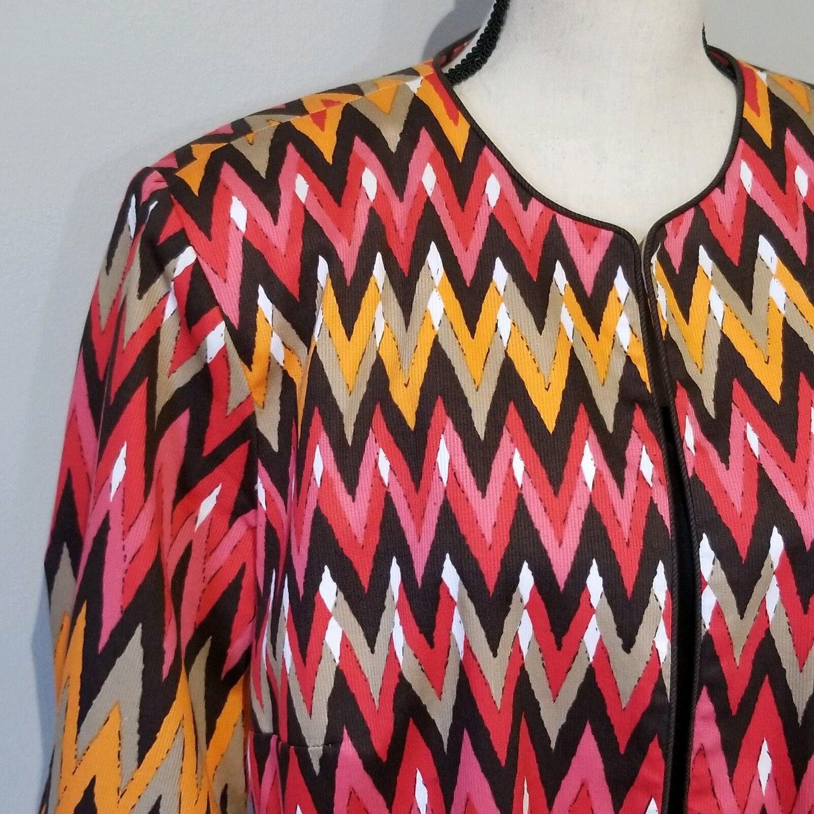 Designer Trenz By Theresa Renz Blazer Jacket Plus Size 1x Dressy Size XXL / US 16-18 / IT 52-54 - 3 Thumbnail