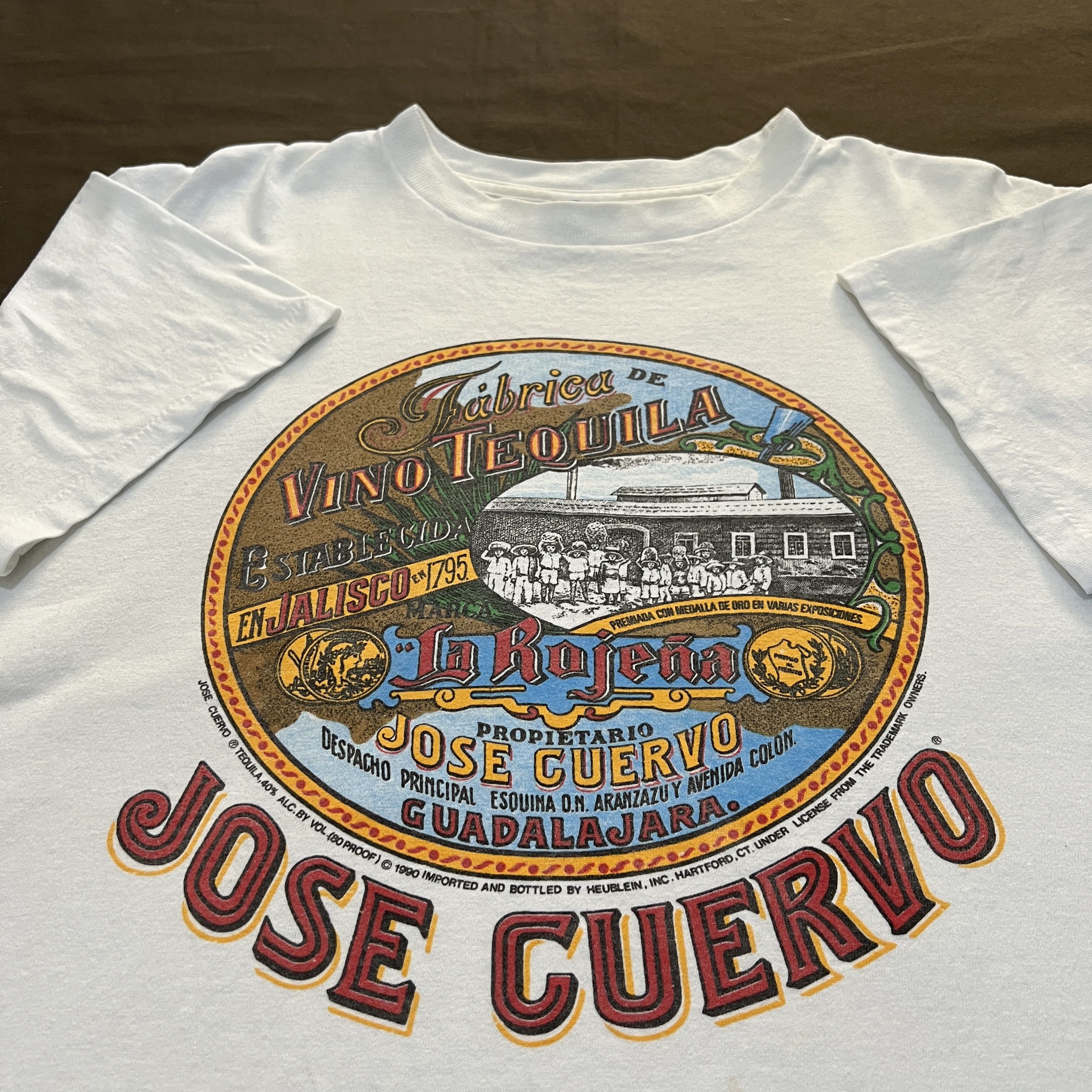 Vintage Vintage 90s Jose Cuervo Tequila graphic streetwear Tee Size US L / EU 52-54 / 3 - 1 Thumbnail