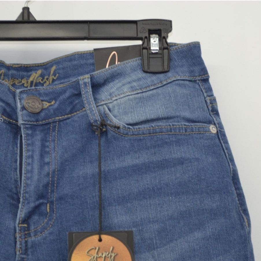 Other CopperFlash Mid Rise Bermuda Blue Jean Shorts Curvy Size 6 Size 28" / US 6 / IT 42 - 9 Thumbnail