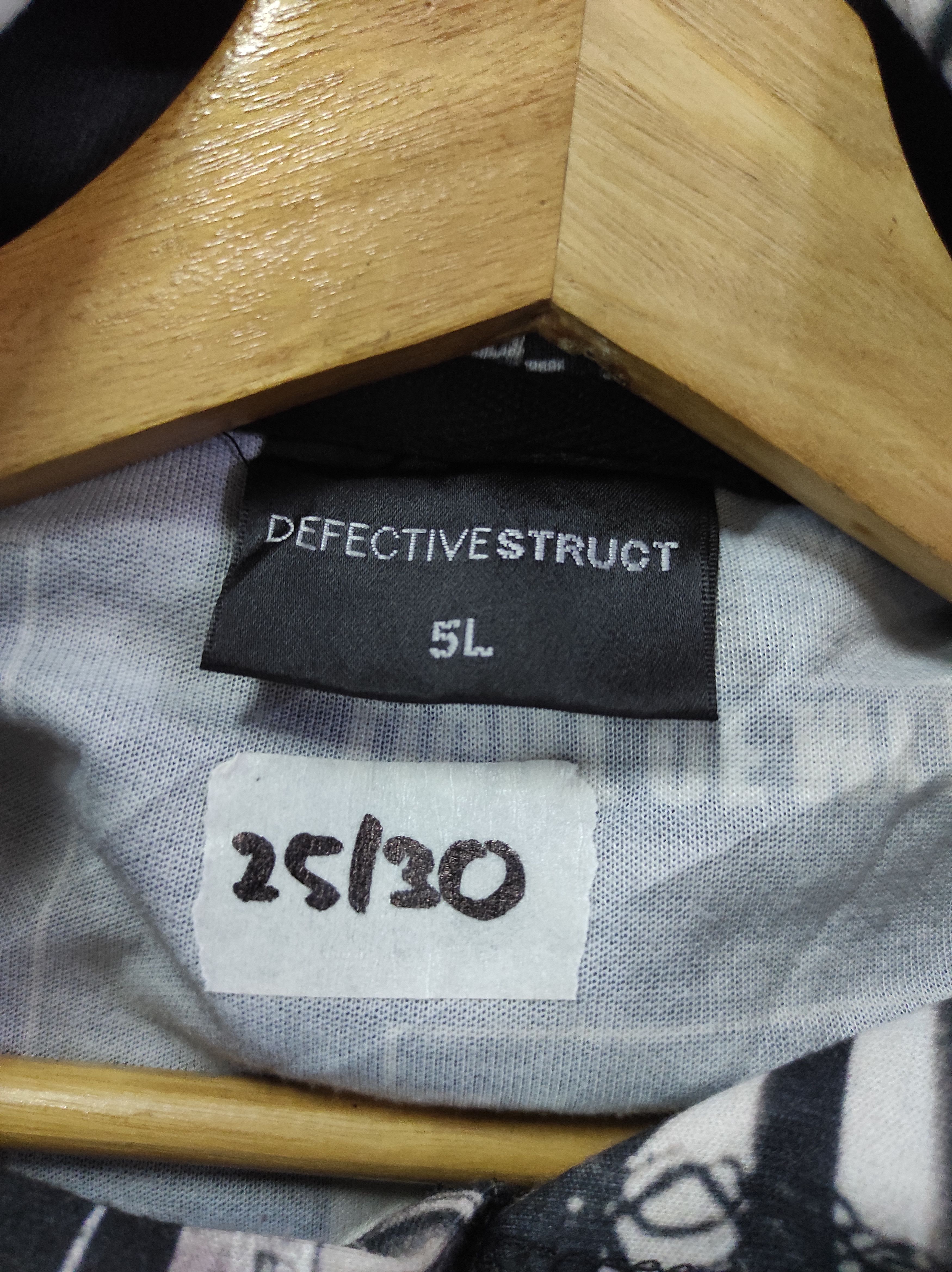 Designer × Japanese Brand DEFECTIVE STRUCT FULL PRINT HOODIE SHORT SLEEVE Size US XL / EU 56 / 4 - 5 Thumbnail