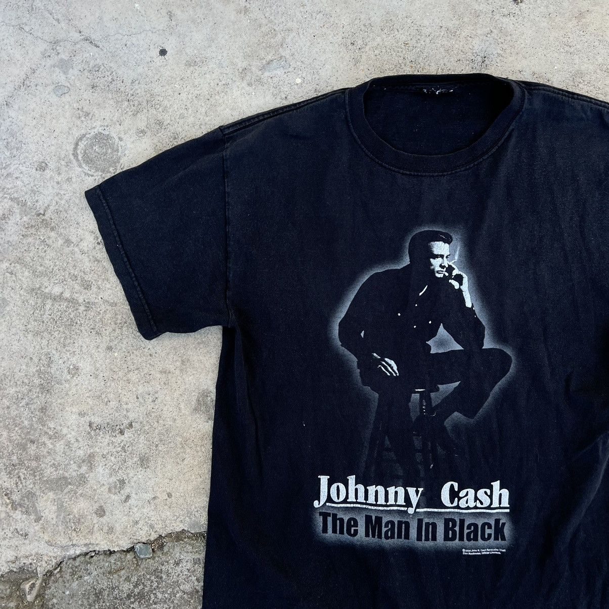 Band Tees × Vintage × Zion Rootswear Vintage 2004 Johnny Cash T-Shirt Size US M / EU 48-50 / 2 - 2 Thumbnail