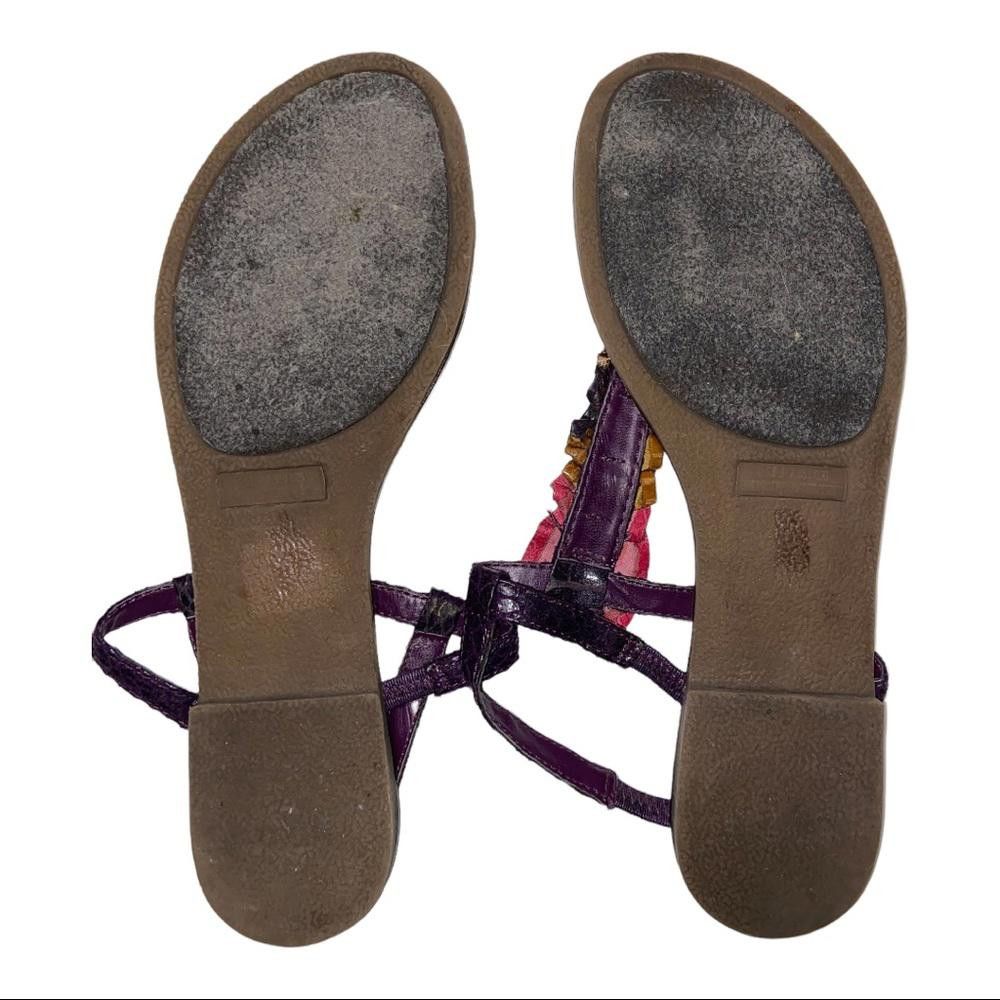 Ted Baker Bakers l Y2K Multicolored Thong Sandal Size 8.5 Size US 8.5 / IT 38.5 - 3 Thumbnail