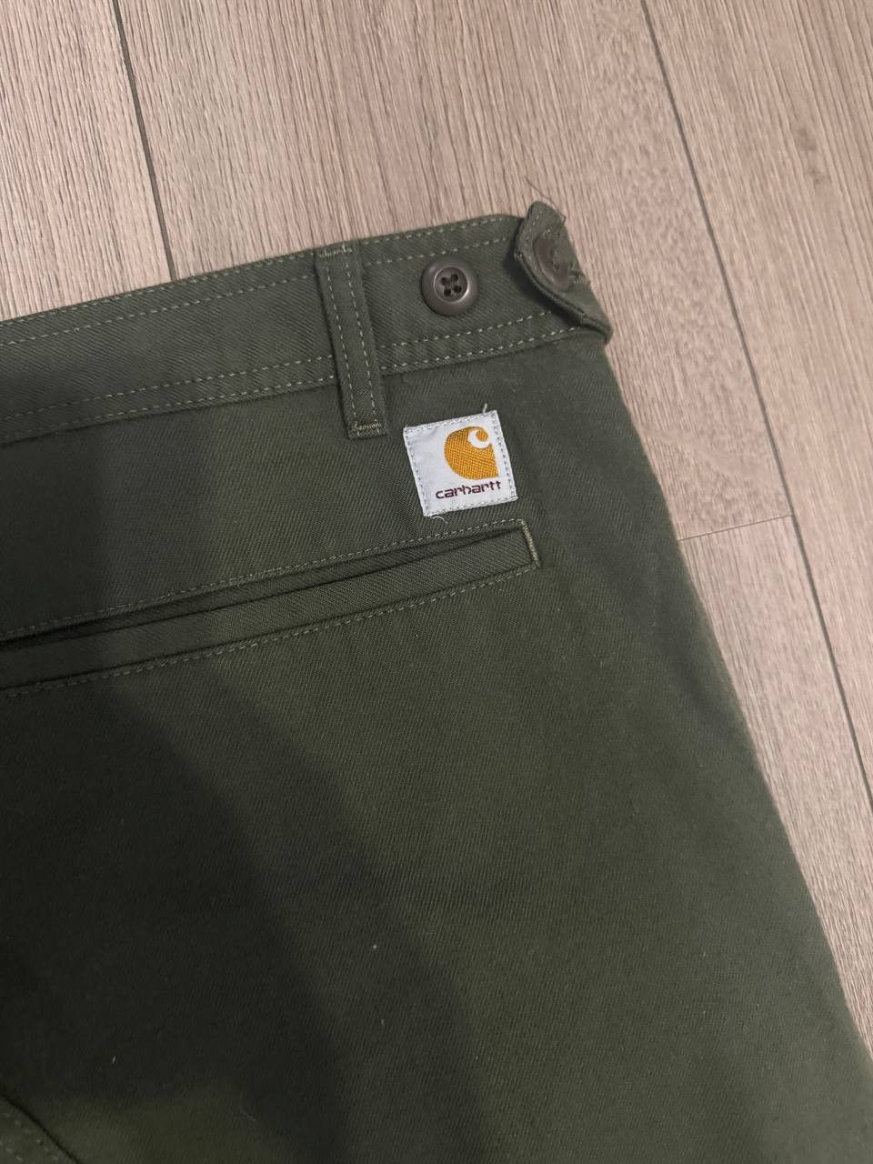Carhartt Carhartt Barton Black Wool Tapered Trousers Size 38 Green Size US 38 / EU 54 - 6 Thumbnail