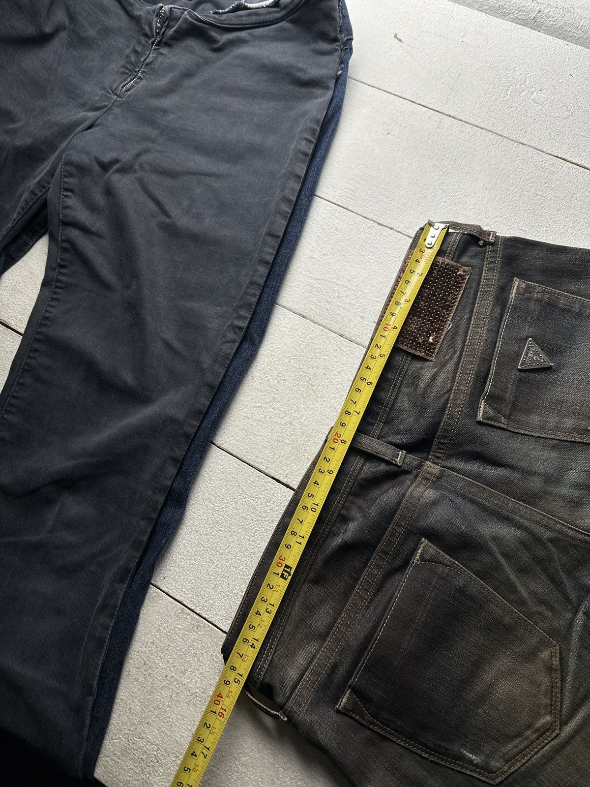 Guess FLARED 🚨00S GUESS WITH LOGO WOMEN JEANS Y2K OPUIM Size 28" / US 6 / IT 42 - 15 Thumbnail