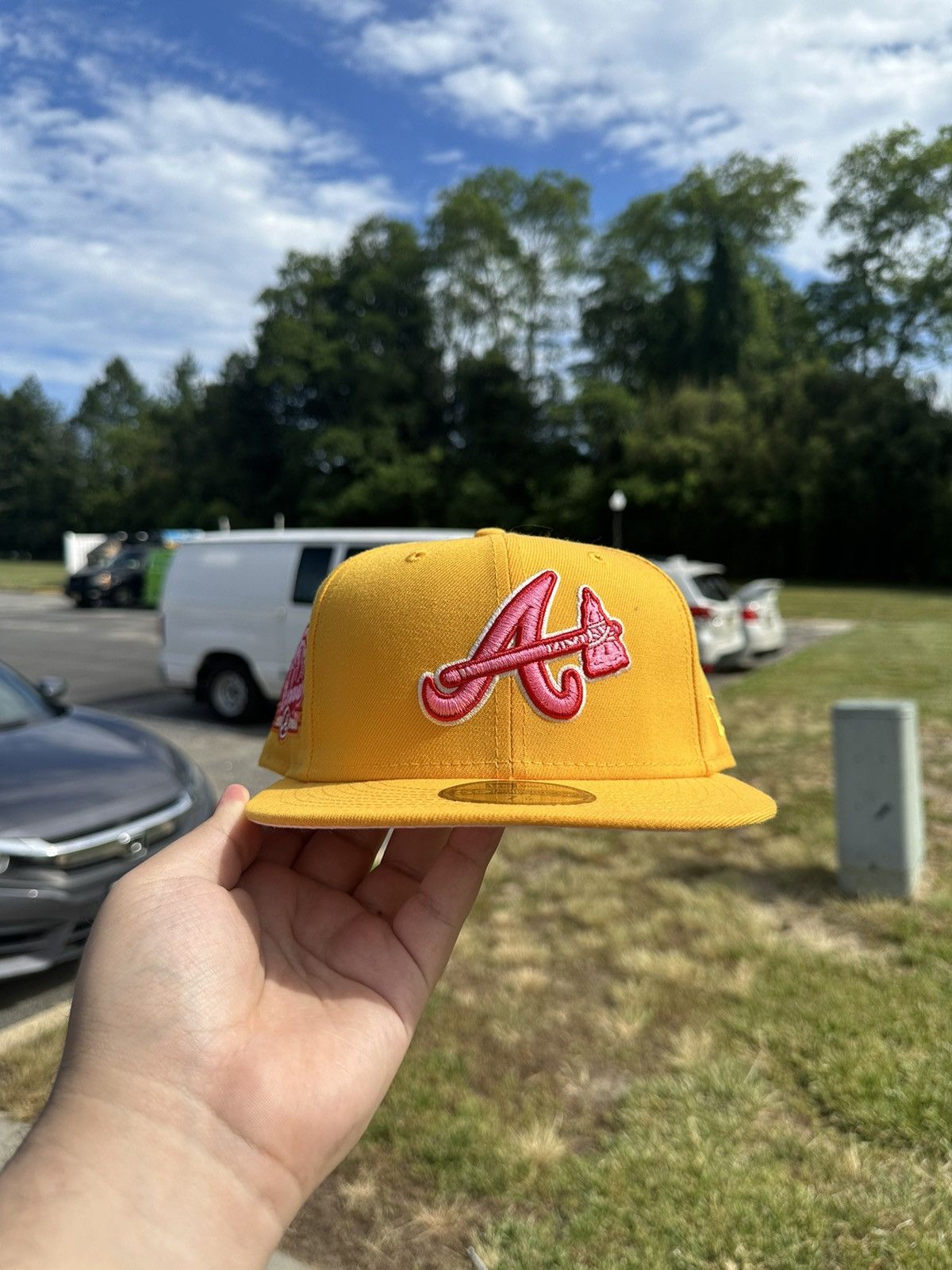 Hat Club Exclusive 'Pink Lemonade' Atlanta Braves 3/8