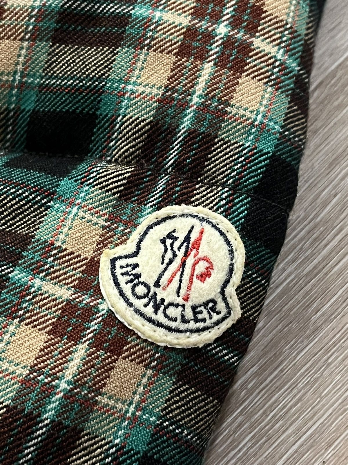 Moncler 2004 Moncler x Junya Watanabe CDG Green Plaid Down Jacket Size US M / EU 48-50 / 2 - 5 Thumbnail