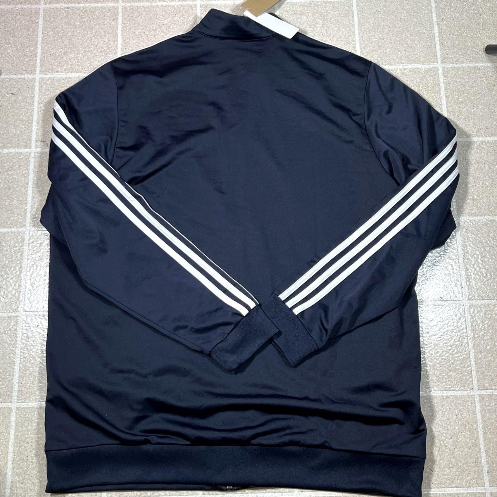 Adidas Adidas Essentials Jacket 3-Stripes Tricot DU0445 Track Blue 2XL Tall Mens New Size US XXL / EU 58 / 5 - 3 Thumbnail