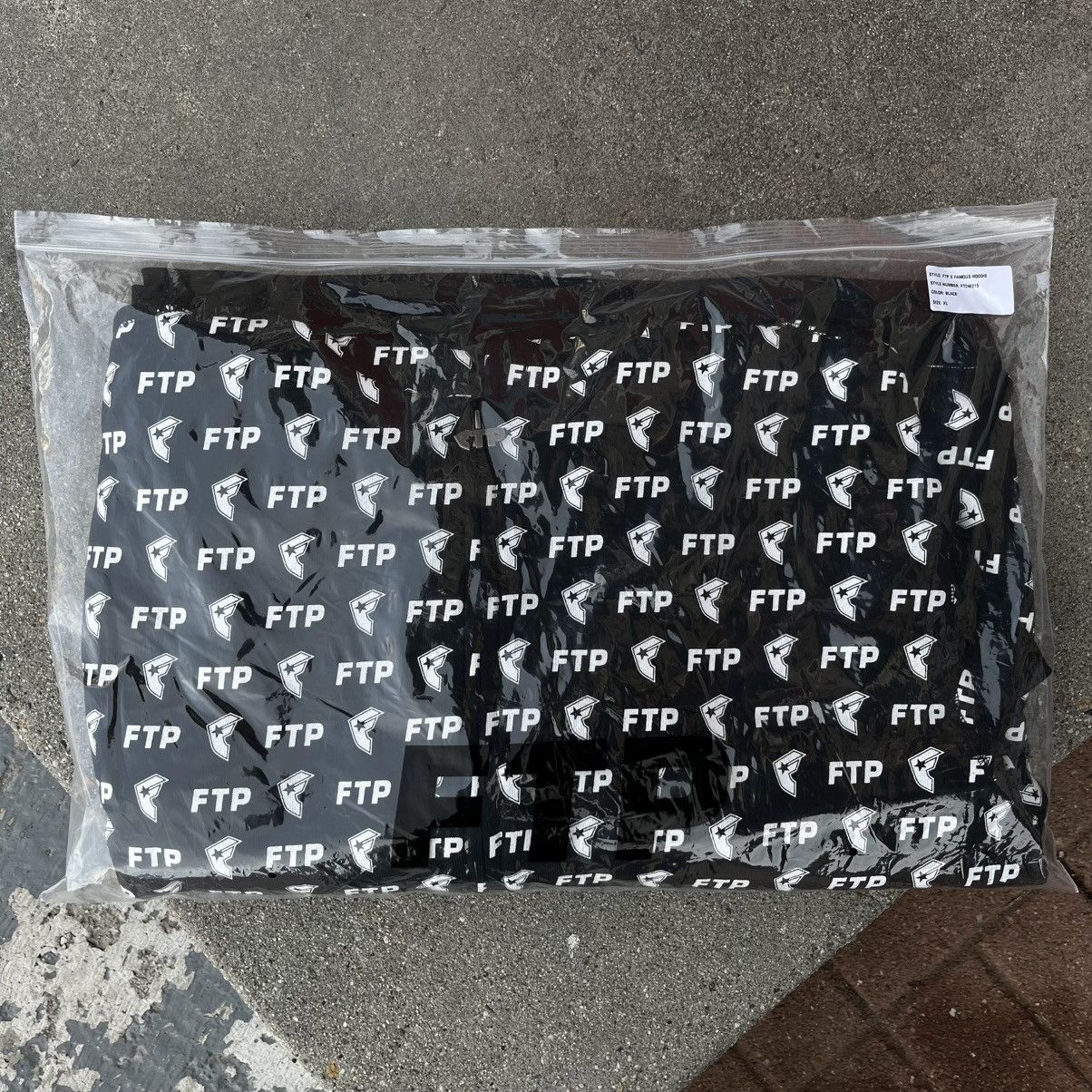 Fuck The Population 2024’ FTP x Famous All Over Logo Zip Up Hoodie Black Sz XL Size US XL / EU 56 / 4 - 1 Thumbnail