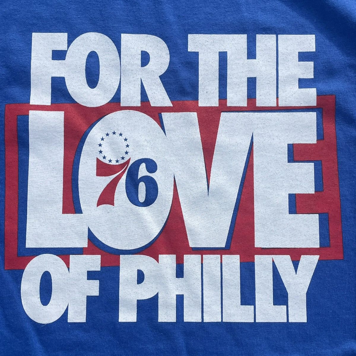 NBA Brand New For The Love of Philly Sixers Blue 76ers Official Size US XL / EU 56 / 4 - 3 Thumbnail