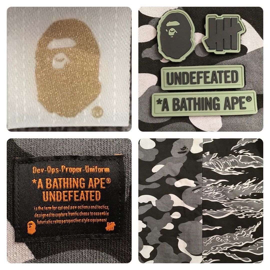 Bape × Undefeated BAPE × Undefeated Tiger Shark full zip Hoodie a bathing ape Size US XL / EU 56 / 4 - 9 Thumbnail