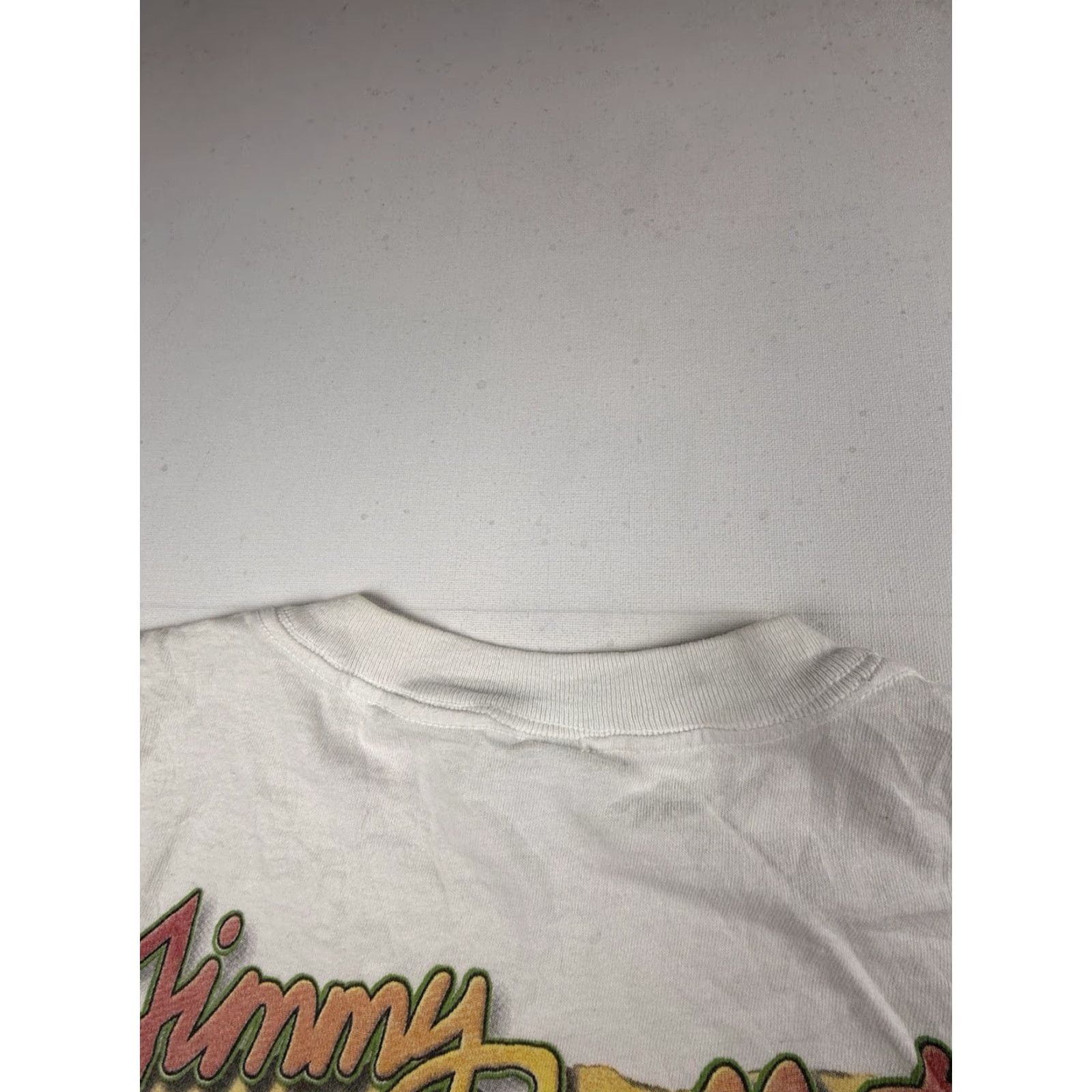 Delta VINTAGE Jimmy Buffett Tour T Shirt Delta XL Double Sided White 2000-2009 Men T-Shirt Size US XL / EU 56 / 4 - 7 Thumbnail