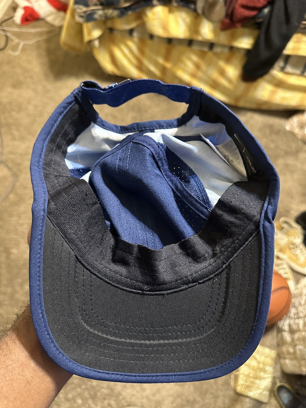 Nike × Vintage Vintage Nike sportswear lightweight “triple blue” hat Size ONE SIZE - 6 Thumbnail