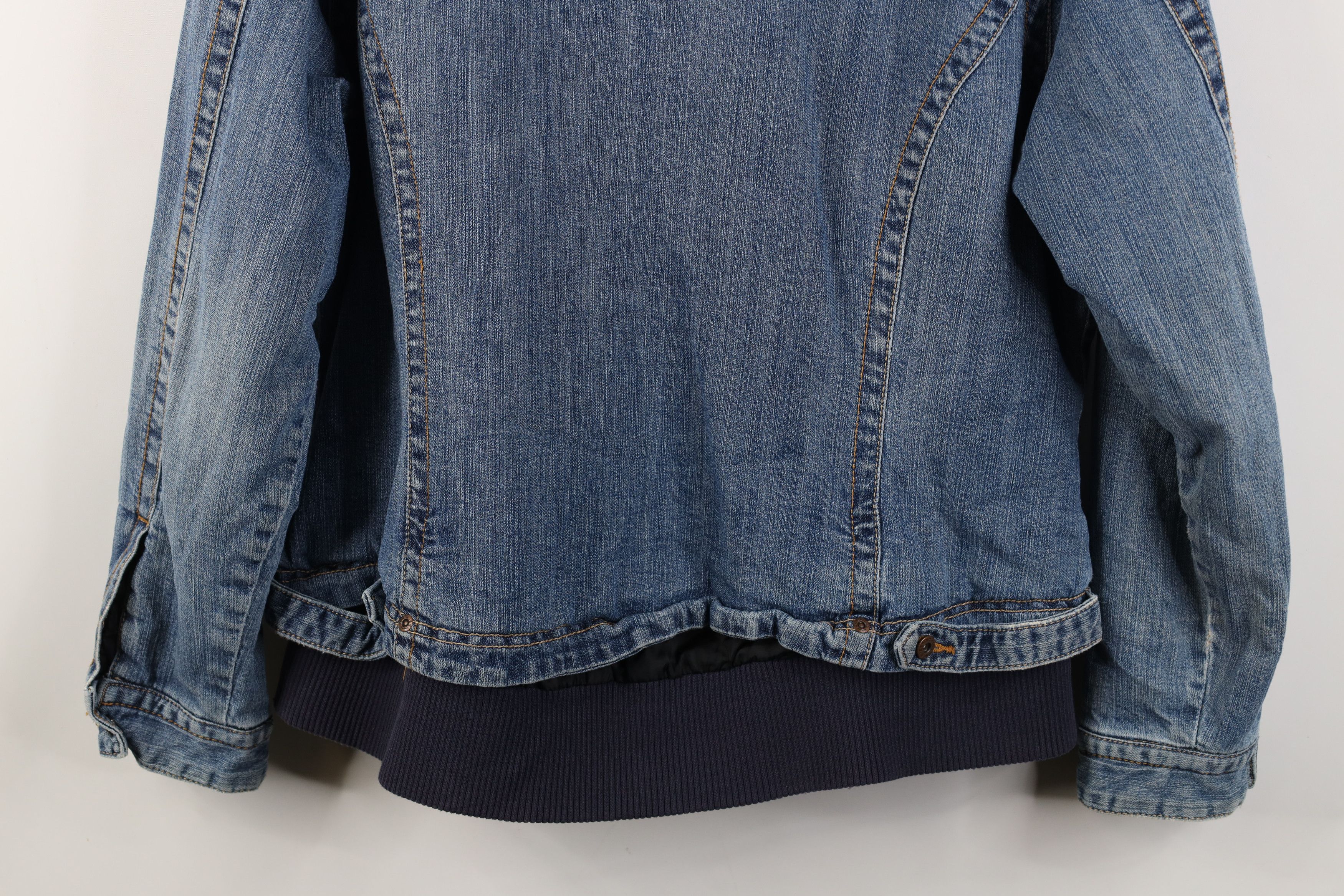 Dickies Vintage Y2K Dickies Quilted Denim Jean Tucker Jacket Blue Size XL / US 12-14 / IT 48-50 - 17 Thumbnail
