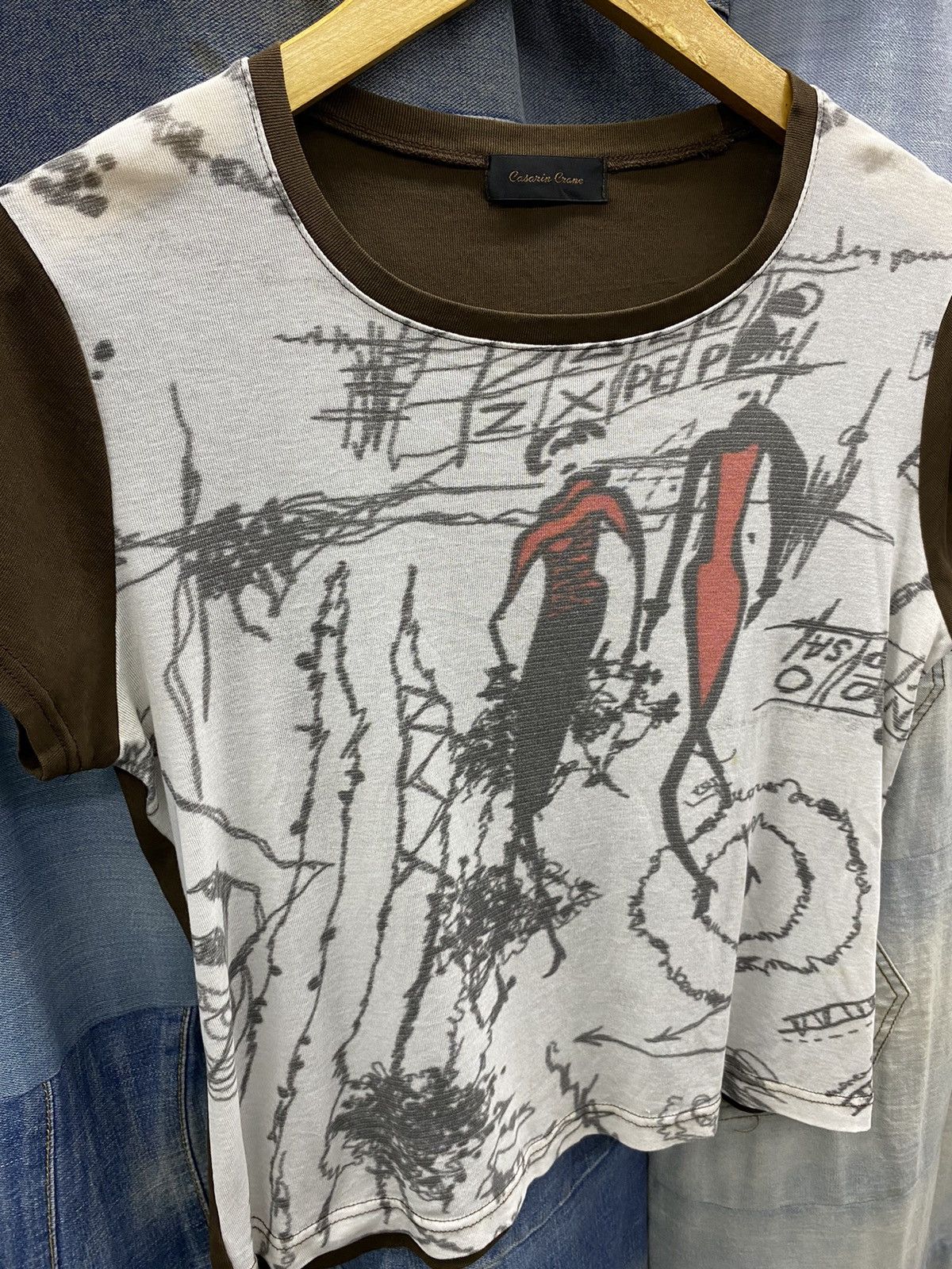20471120 × Beauty Beast y2k art tshirt numbernine cdg style japanese brand Size S / US 4 / IT 40 - 6 Thumbnail