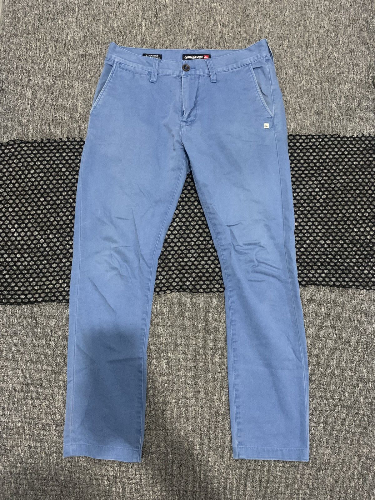 Quiksilver 2014 Quiksilver Straight Tapered Fit Blue Pants Size US 30 / EU 46 - 5 Thumbnail
