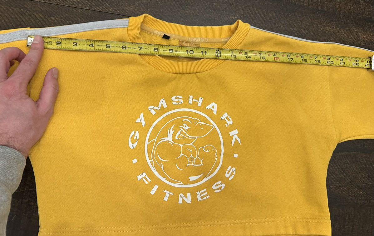 Gymshark Gymshark Women Yellow Legacy Cropped Pullover Sweater Size S Size S / US 4 / IT 40 - 8 Thumbnail