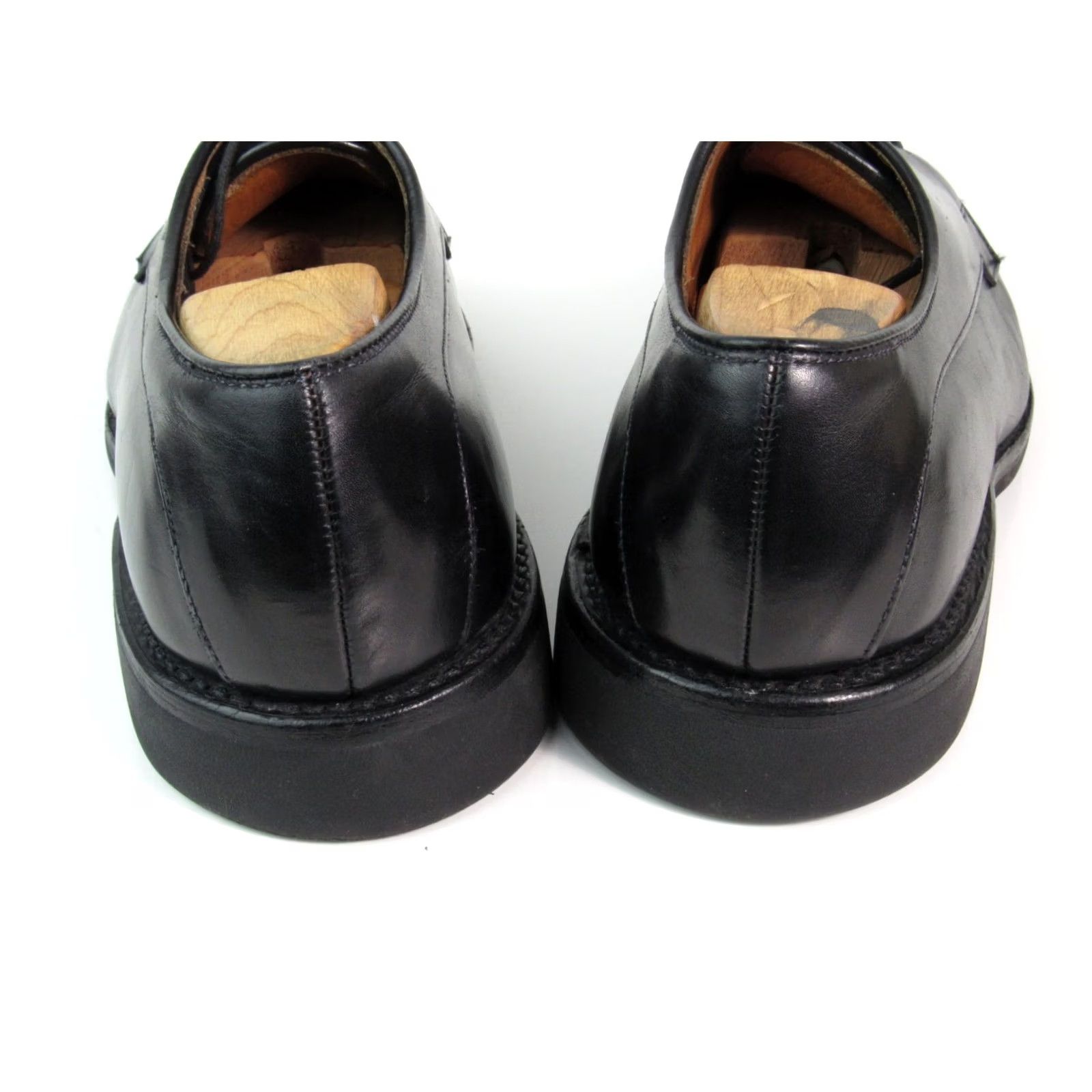Allen Edmonds Allen Edmonds Bergland Black Leather Cap-Toe Lace-Up Oxford Shoes Mens Size 8.5D USA Size US 9 / EU 42 - 3 Thumbnail