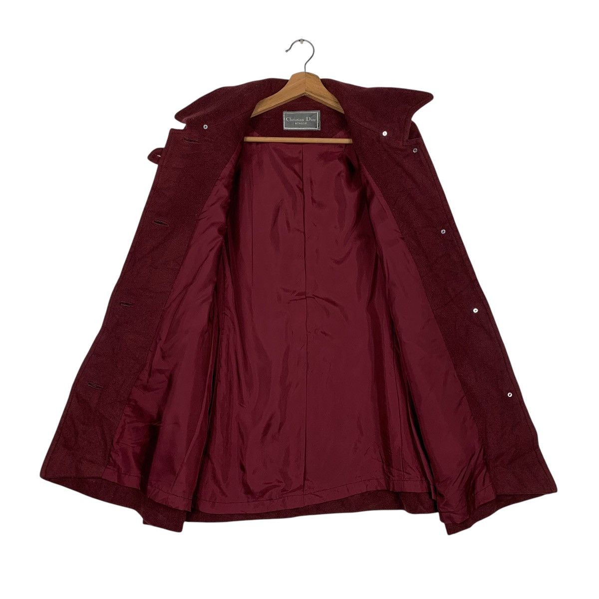 Christian Dior Monsieur Vintage Christian Dior Monsieur Wool Overcoat Size M / US 6-8 / IT 42-44 - 11 Thumbnail