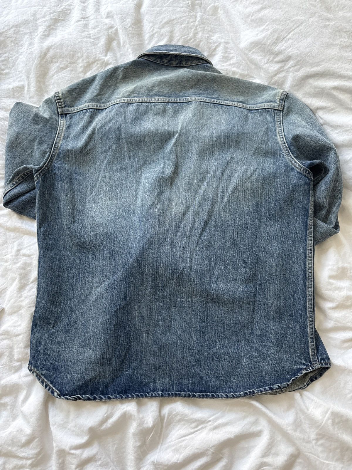 Saint Laurent Paris Saint Laurent Paris Blue Denim Size US L / EU 52-54 / 3 - 3 Thumbnail