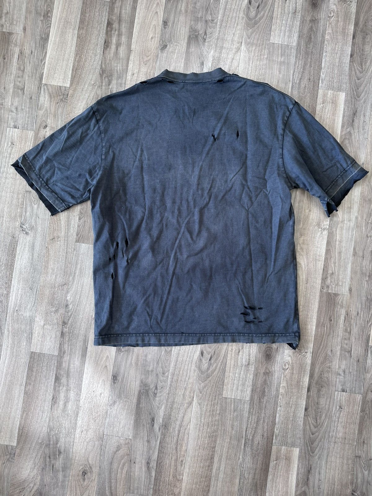 Balenciaga Balenciaga Maison Fondee Medium Fit T-Shirt Navy Size US M / EU 48-50 / 2 - 4 Thumbnail