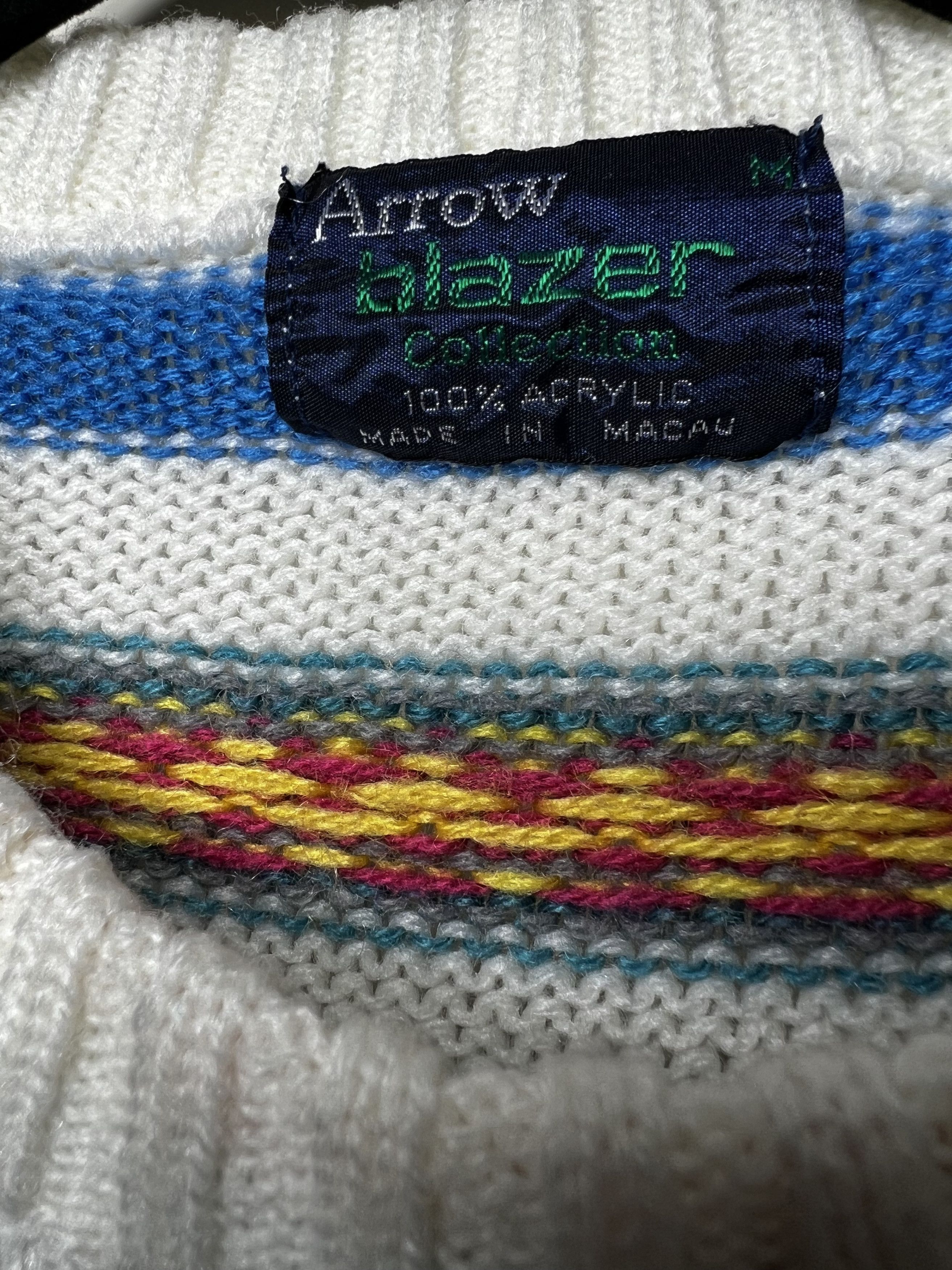 Arrow Vintage Arrow Blazer Collection Knit Pullover Size US M / EU 48-50 / 2 - 2 Thumbnail