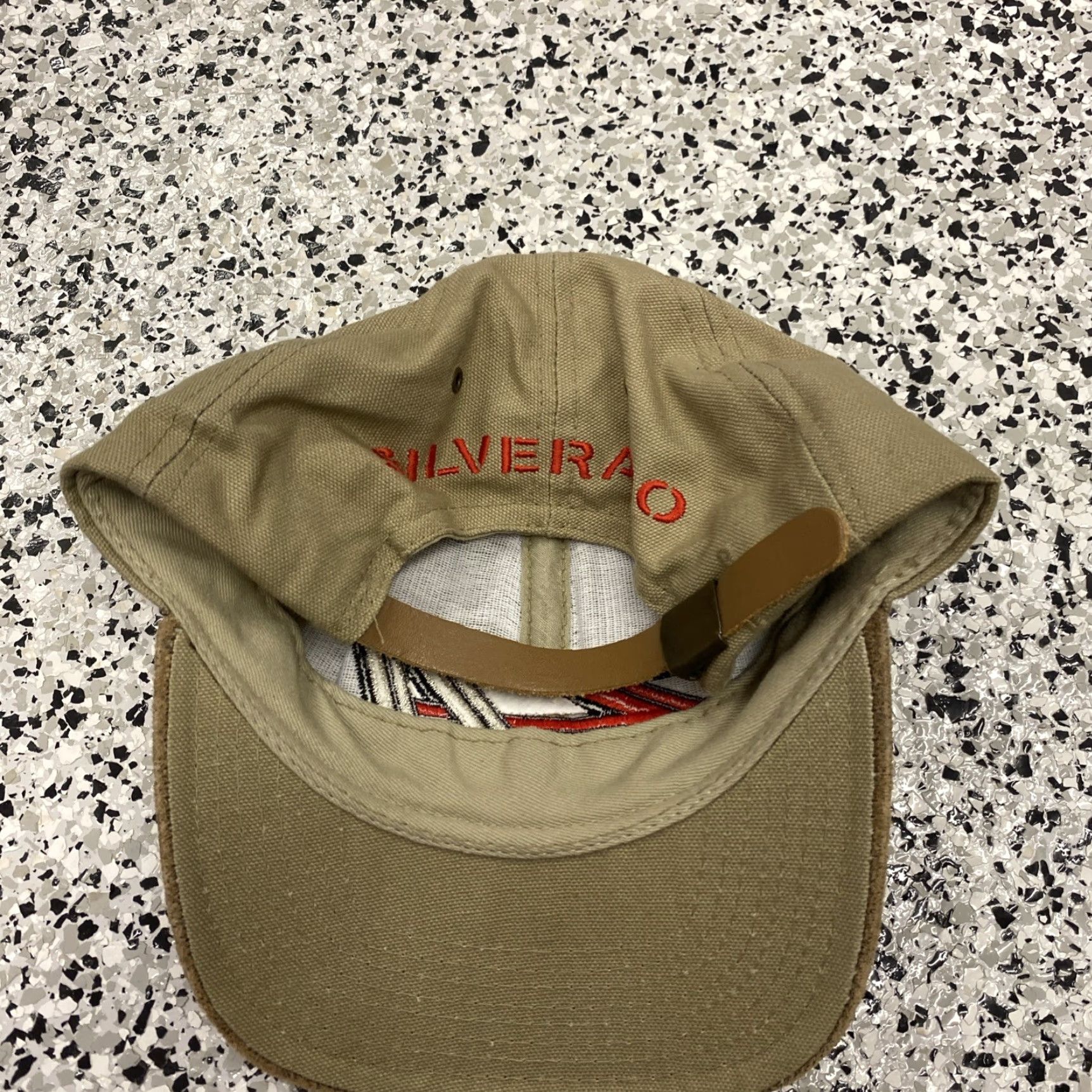 Vintage VINTAGE Ralph White Chevrolet Silverado Z71 Strapback Hat Made in USA White Adjustable Cap Men's? Size ONE SIZE - 4 Thumbnail