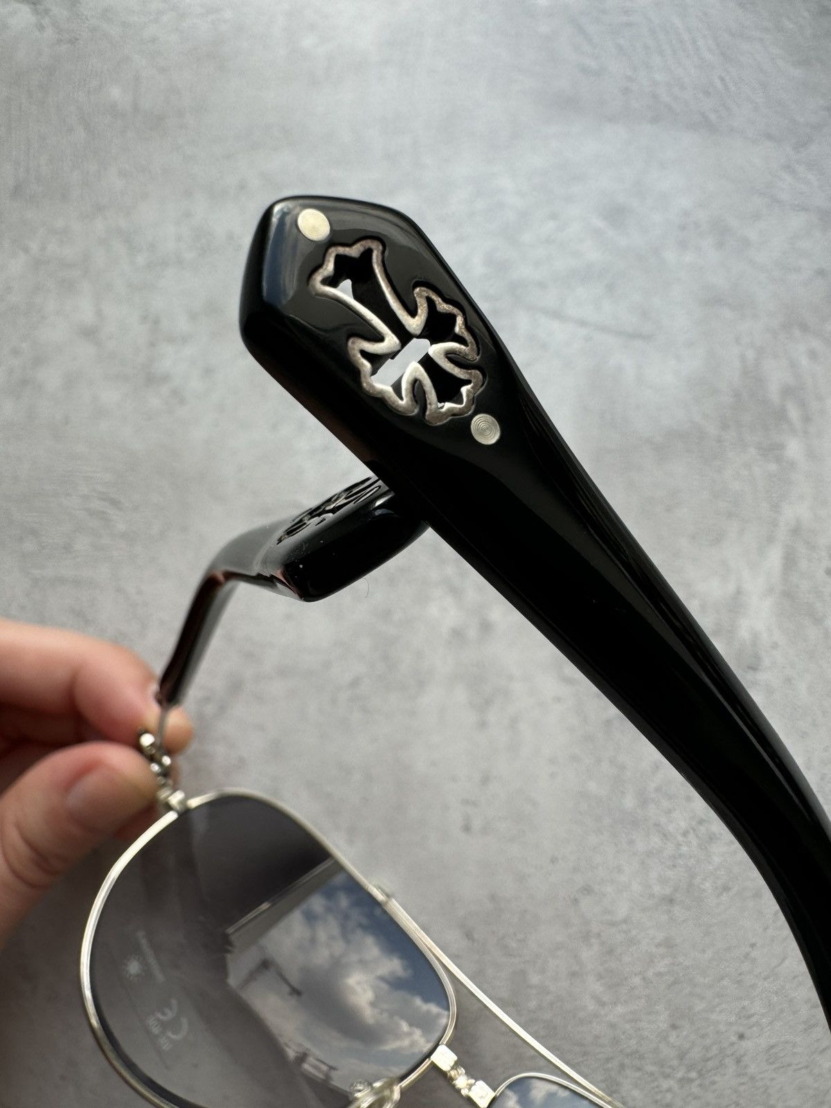 Chrome Hearts Chrome Hearts STONED Sunglasses Size ONE SIZE - 6 Thumbnail