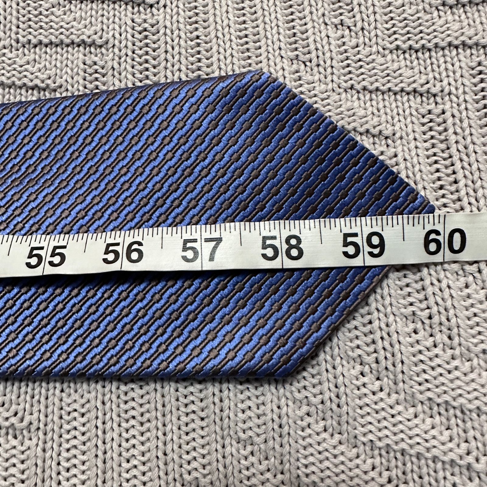 Other Gene Meyer lilac and bronze striped silk tie Size ONE SIZE - 4 Thumbnail