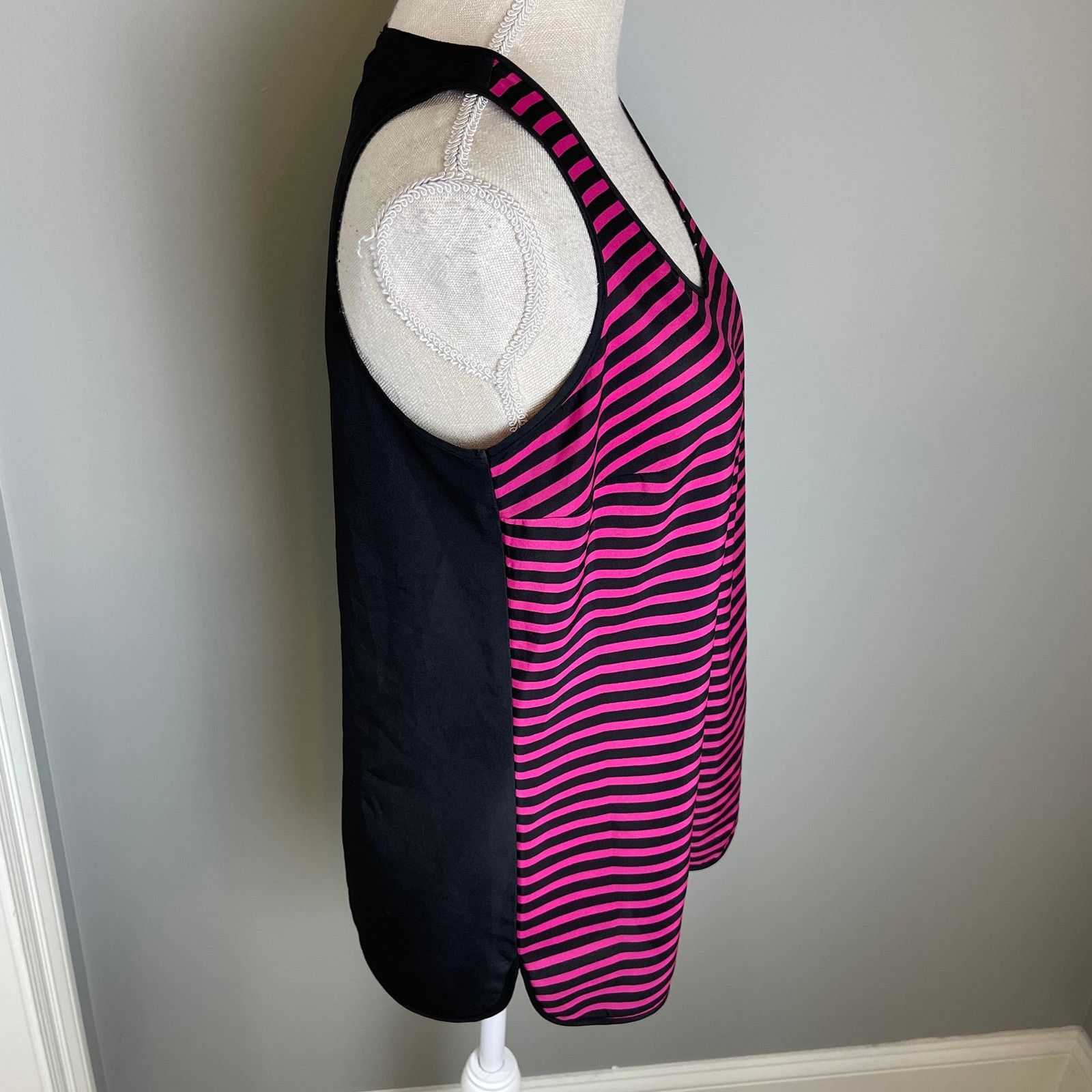 Michael Kors Michael Kors Striped Pullover Women's Tank Top, Small Size S / US 4 / IT 40 - 3 Thumbnail